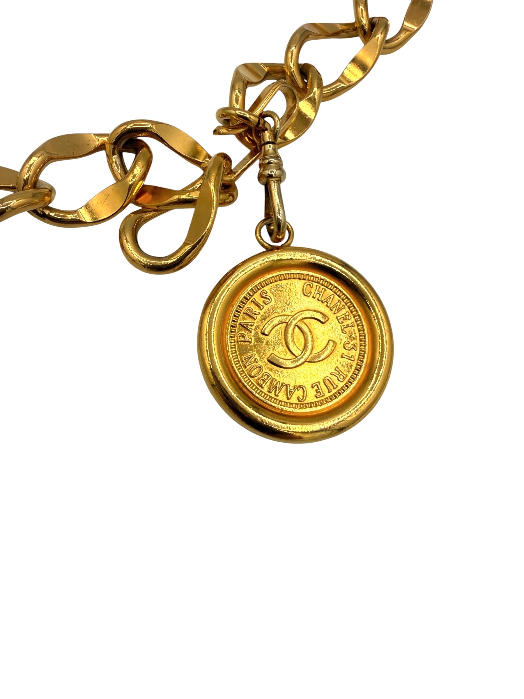 Chanel Vintage Rue Cambon Chain/Belt Necklace 31”