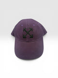 Off-White™ Aubergine Arrow Logo Baseball Cap New with Tags Virgil Abloh