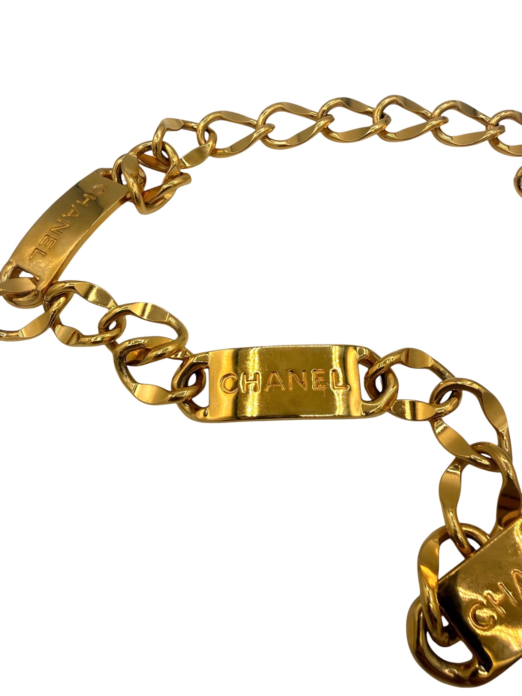 Chanel Vintage Rue Cambon Chain/Belt Necklace 31”