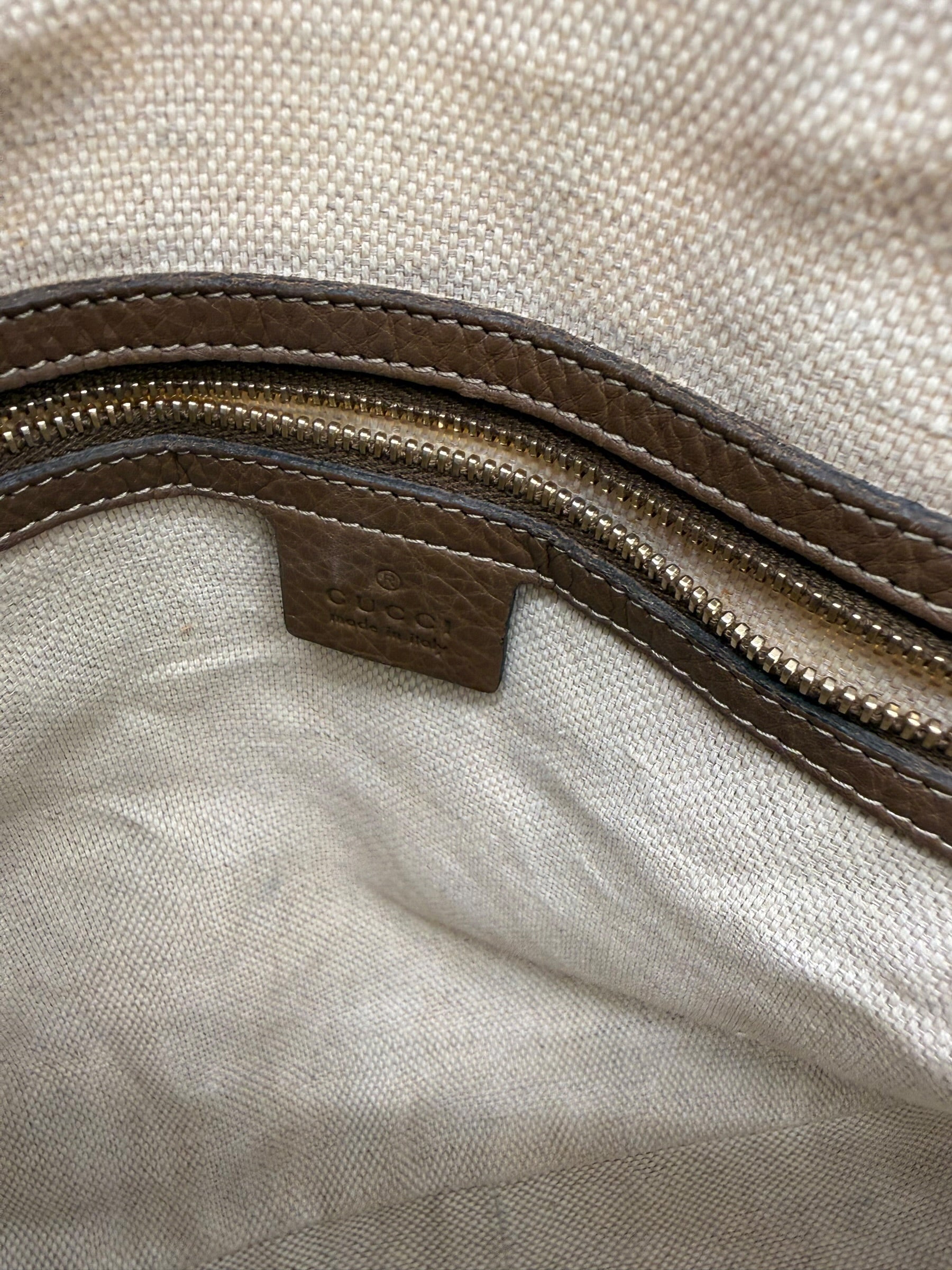 Gucci Bamboo Diana Floral Canvas Tote Bag With Shoulder Strap