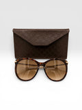 Gucci Bamboo Tortoiseshell Shell Sunglasses