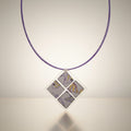 Hermès Bijouterie Fantaisie White/Purple Fish Necklace on Cords