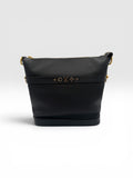 Louis Vuitton Black Grained Calfskin Cruiser PM Bag w/ Two Straps