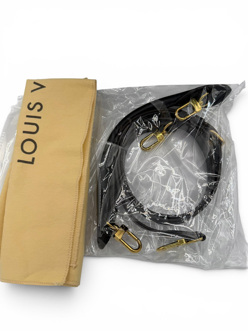 Louis Vuitton Black Grained Calfskin Cruiser PM Bag w/ Two Straps