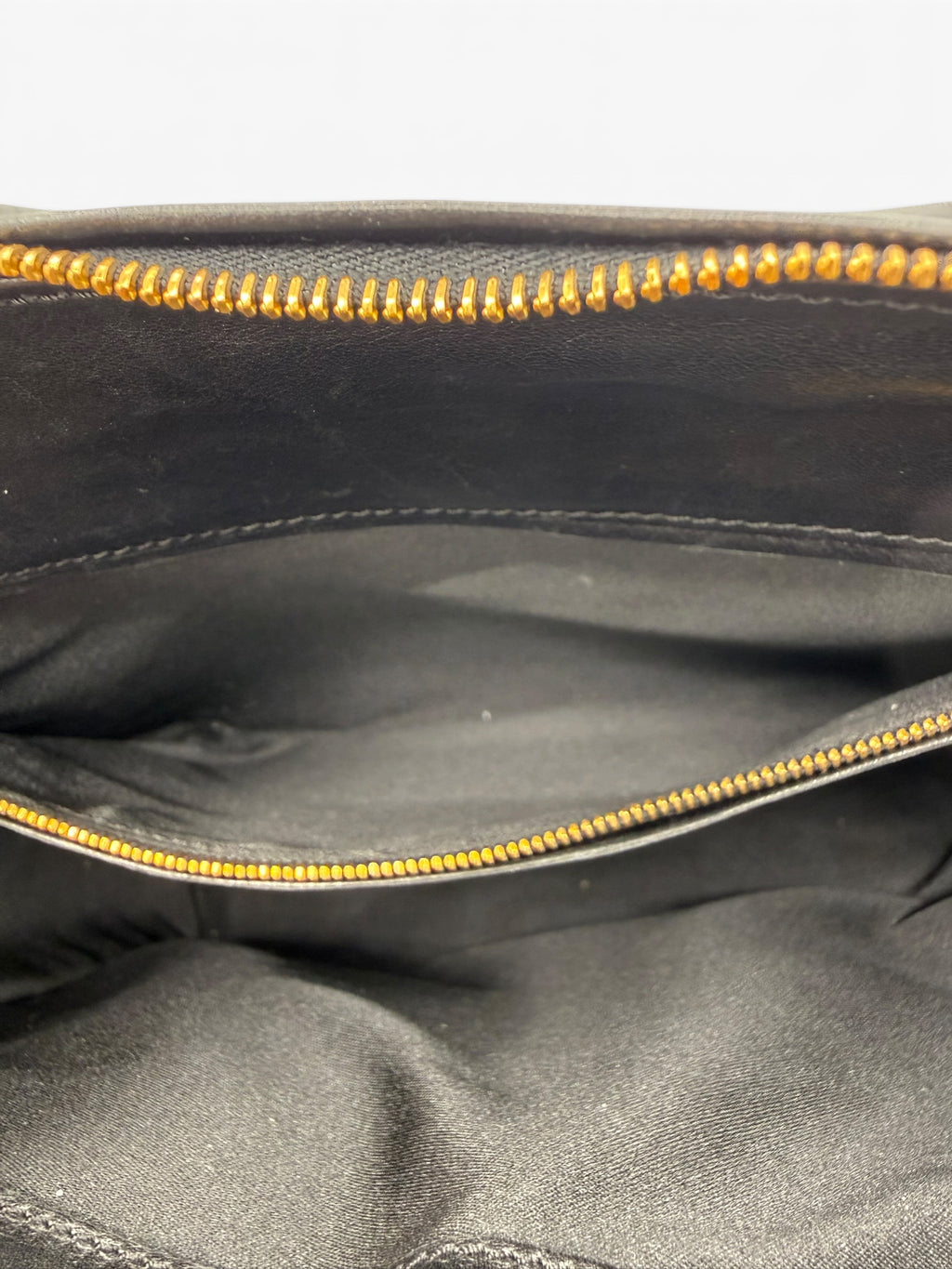 Gianni Versace Black Medusa Leather Shoulder Bag - Vintage