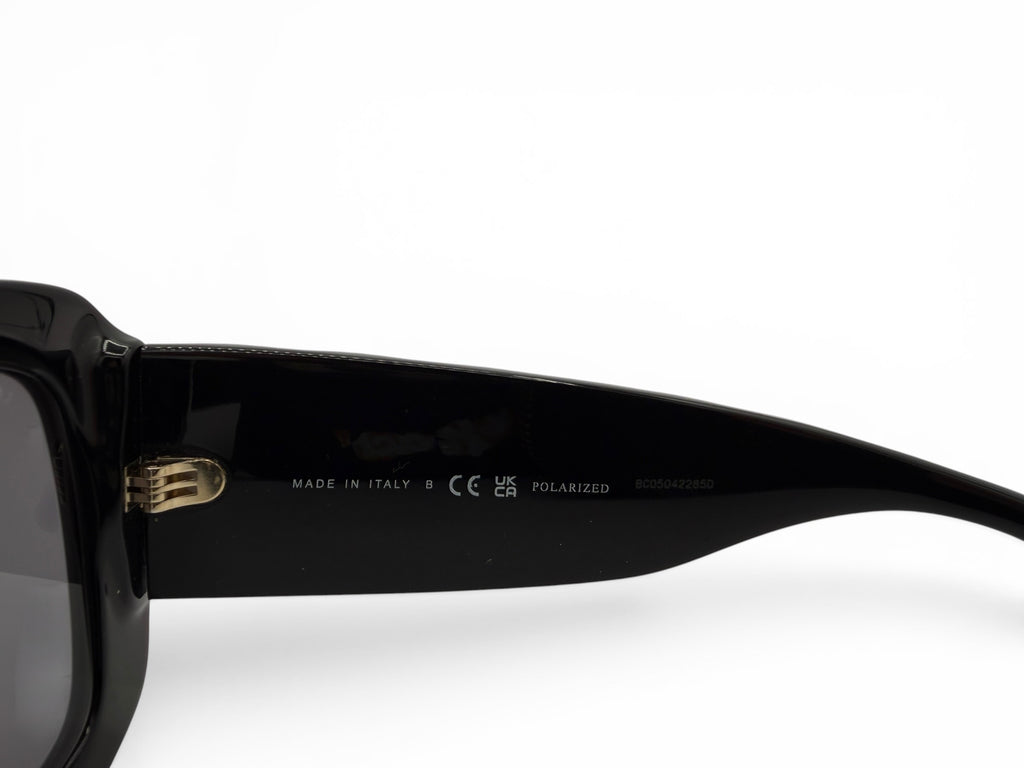 Chanel 5483-A Black Polarized Quilted CC Oversized Sunglasses