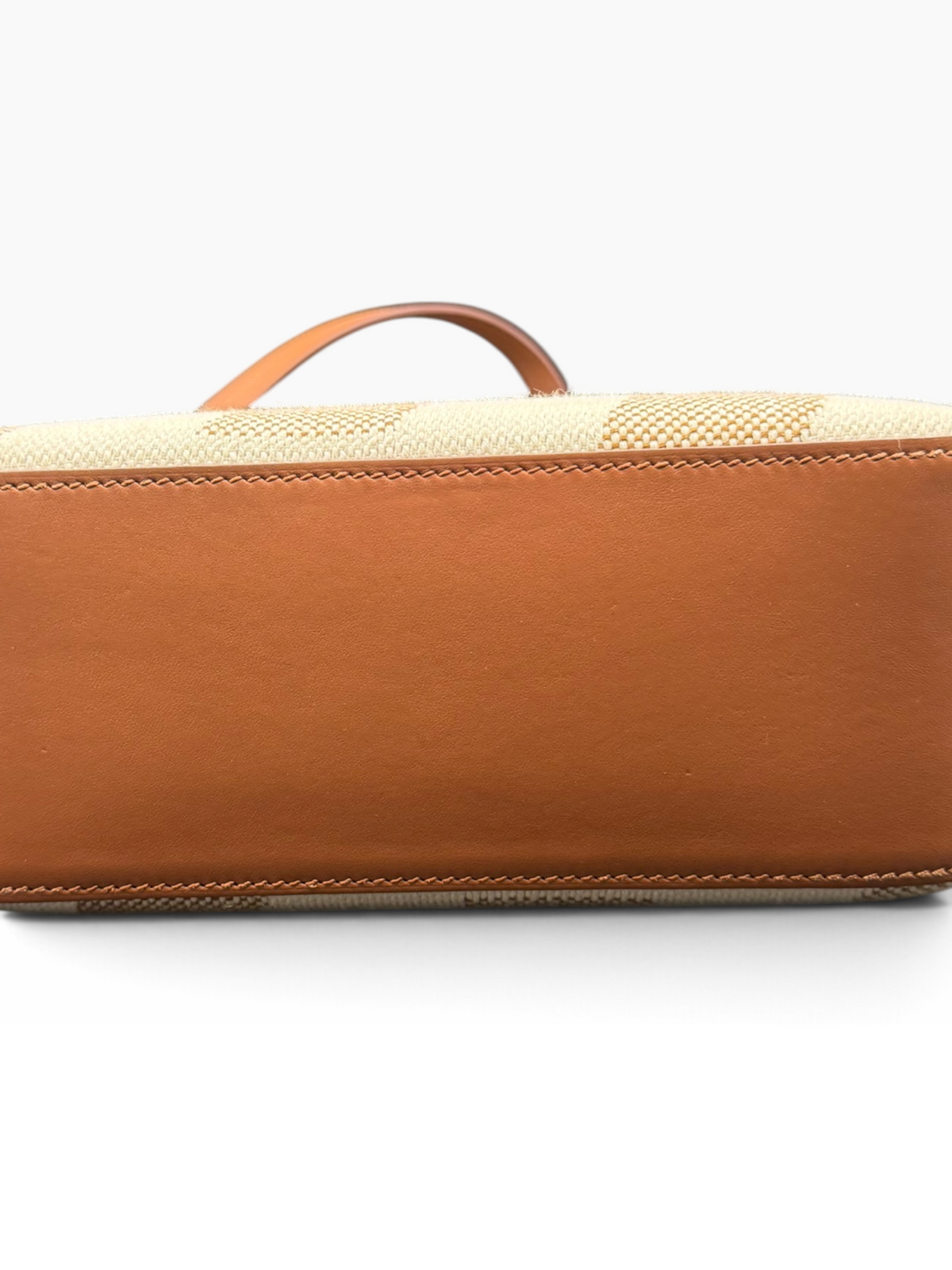 Hermès Cabas H en Biais 27 Écru Toile H Canvas & Gold Swift Leather Tote