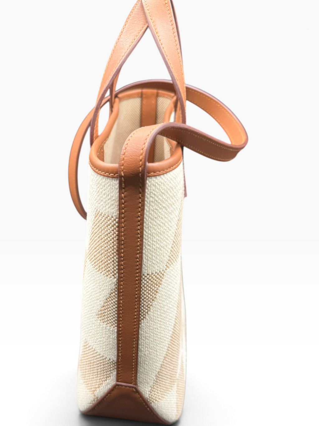 Hermès Cabas H en Biais 27 Écru Toile H Canvas & Gold Swift Leather Tote