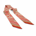 Hermès Calicadour Twilly Scarf Light Orange Pink