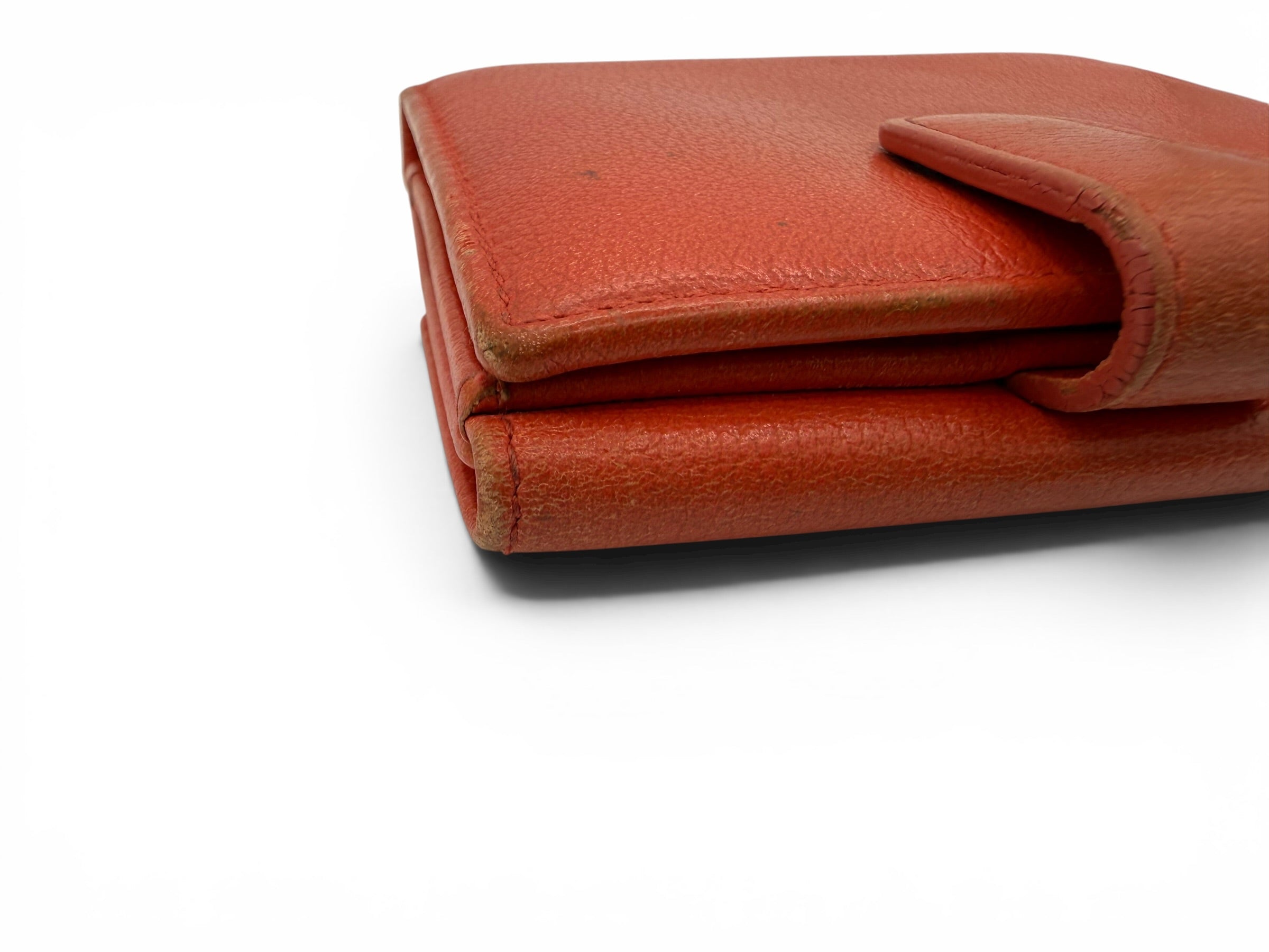 Chanel Vintage Camellia Lambskin Compact Wallet