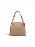 Chanel Chain Me Hobo Shoulder Bag Beige Clair Quilted Lambskin Leather