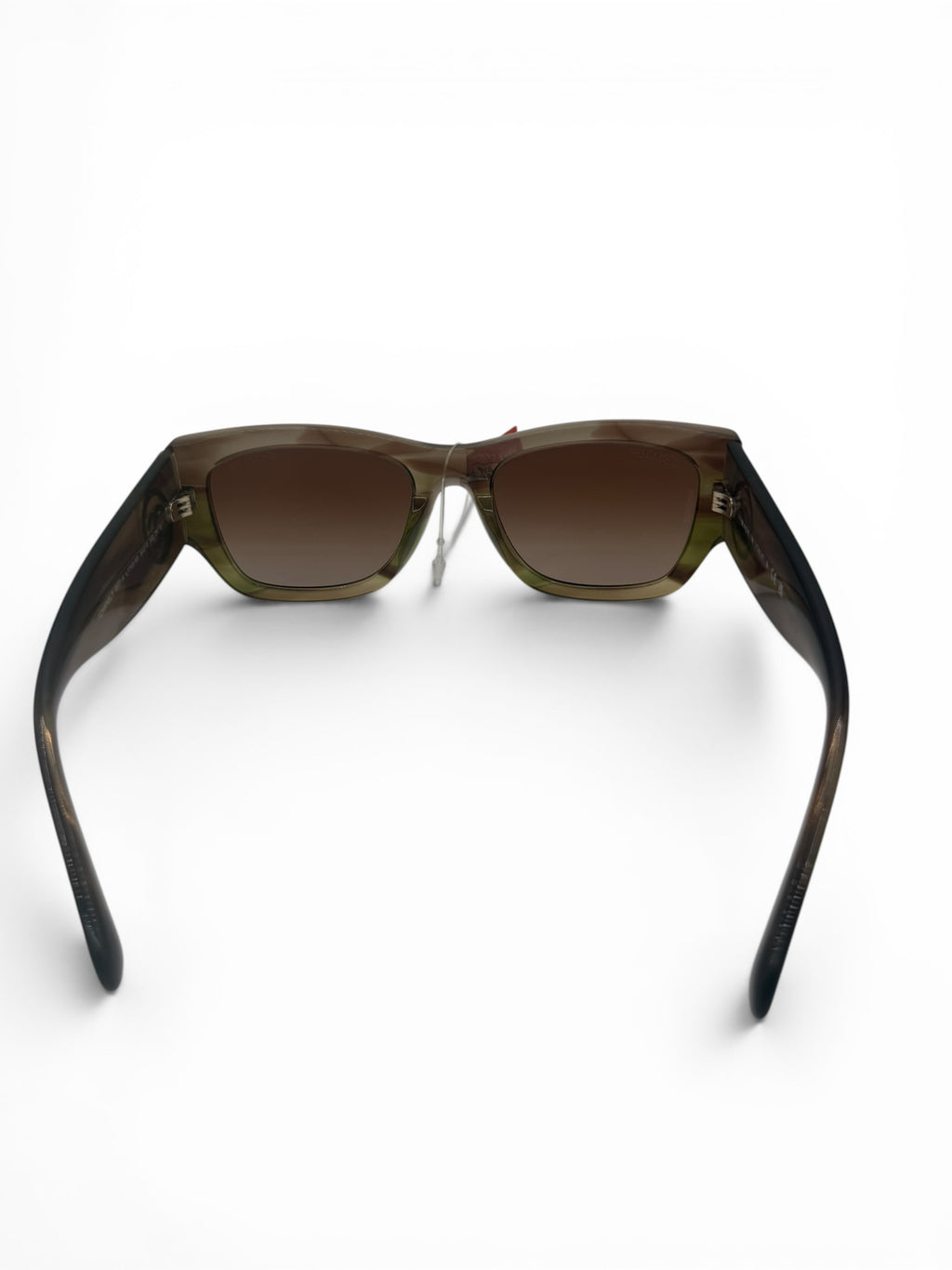 Chanel 5507-A Olive Green Gradient CC Logo Sunglasses 54 19 140