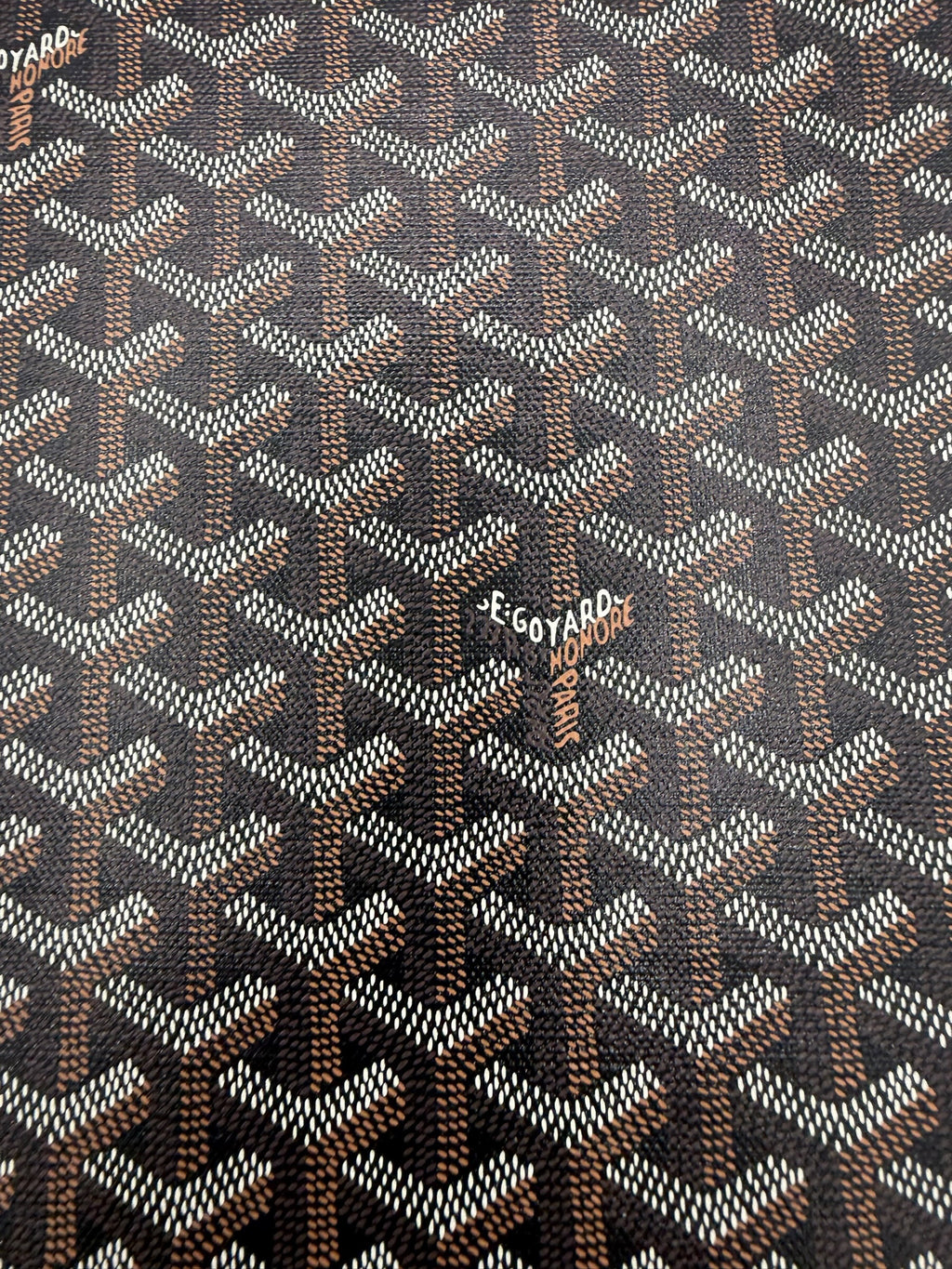 Goyard Compagnon Universal A4 Zip Portfolio Case Black/Brown Full Set w/ Receipt