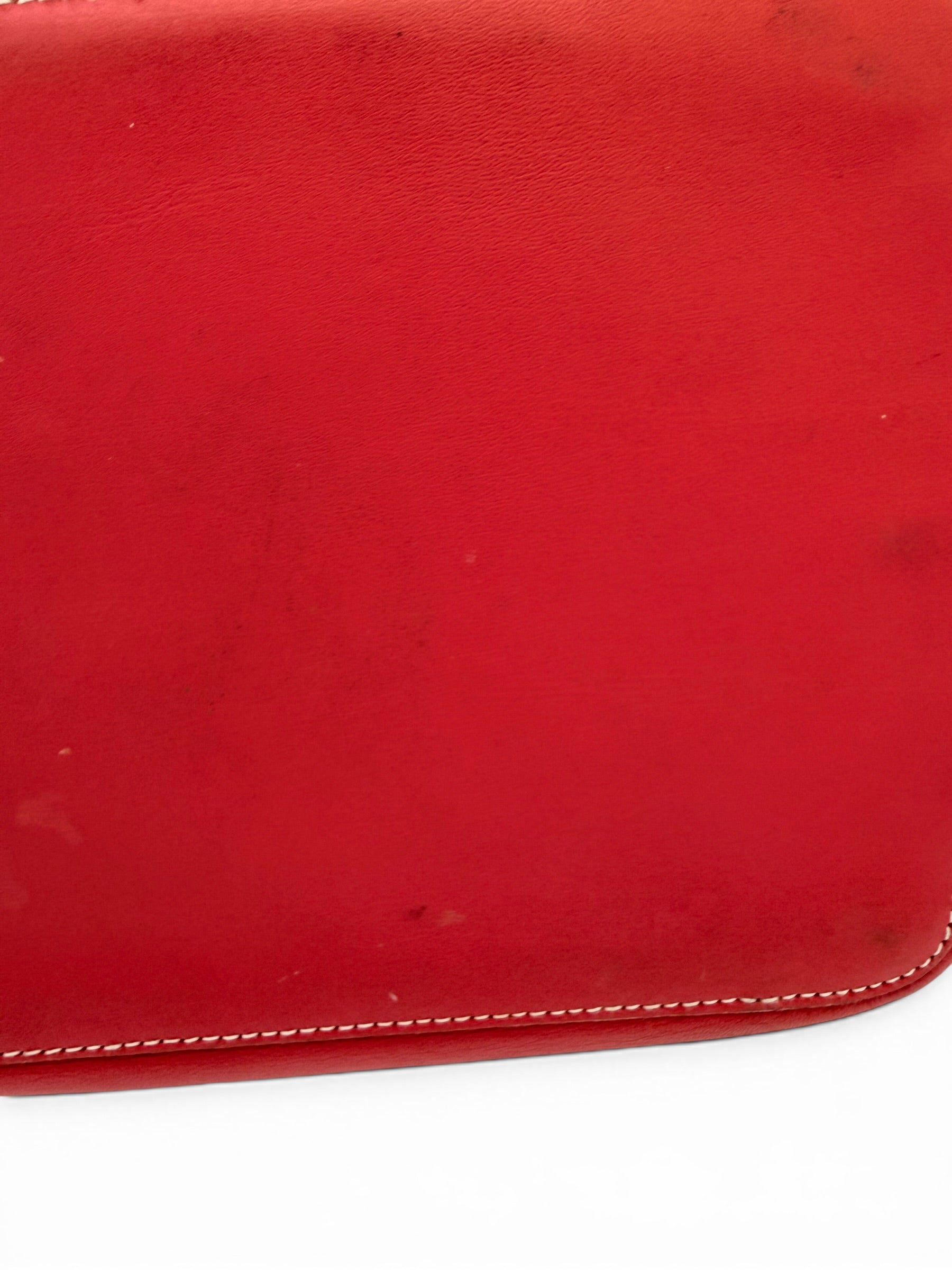 Loewe Coral Nappa Leather Shoulder Bag with Matching Zip Pouch