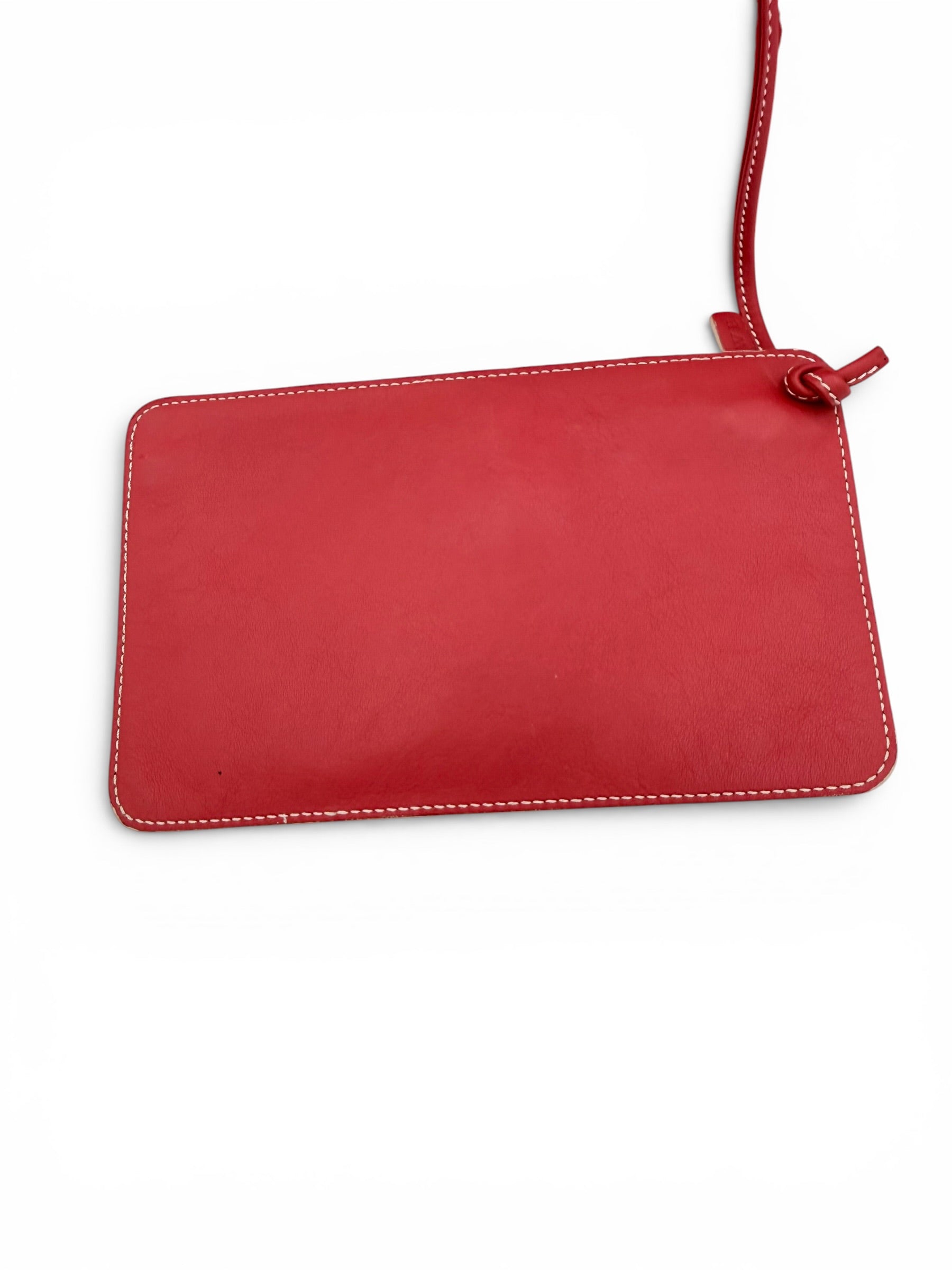 Loewe Coral Nappa Leather Shoulder Bag with Matching Zip Pouch