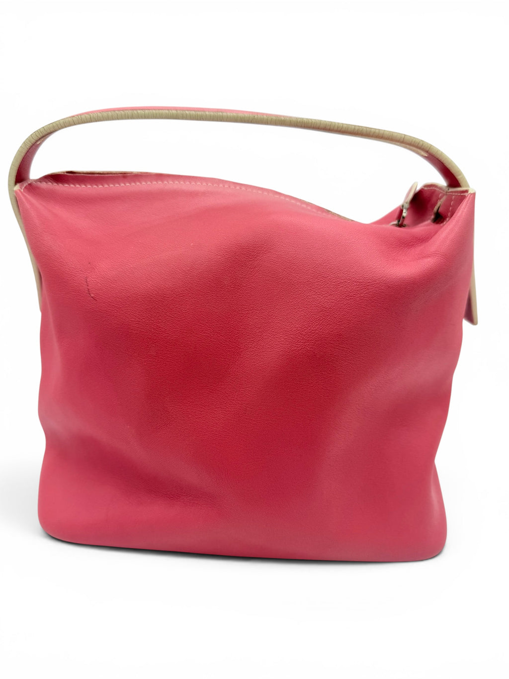 Loewe Coral Nappa Leather Shoulder Bag with Matching Zip Pouch
