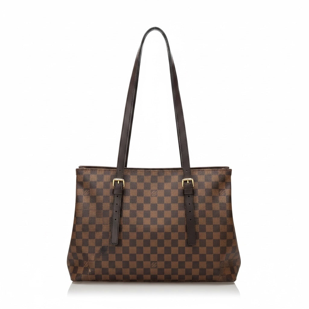 Damier Ebene Chelsea Tote Shoulder Bag