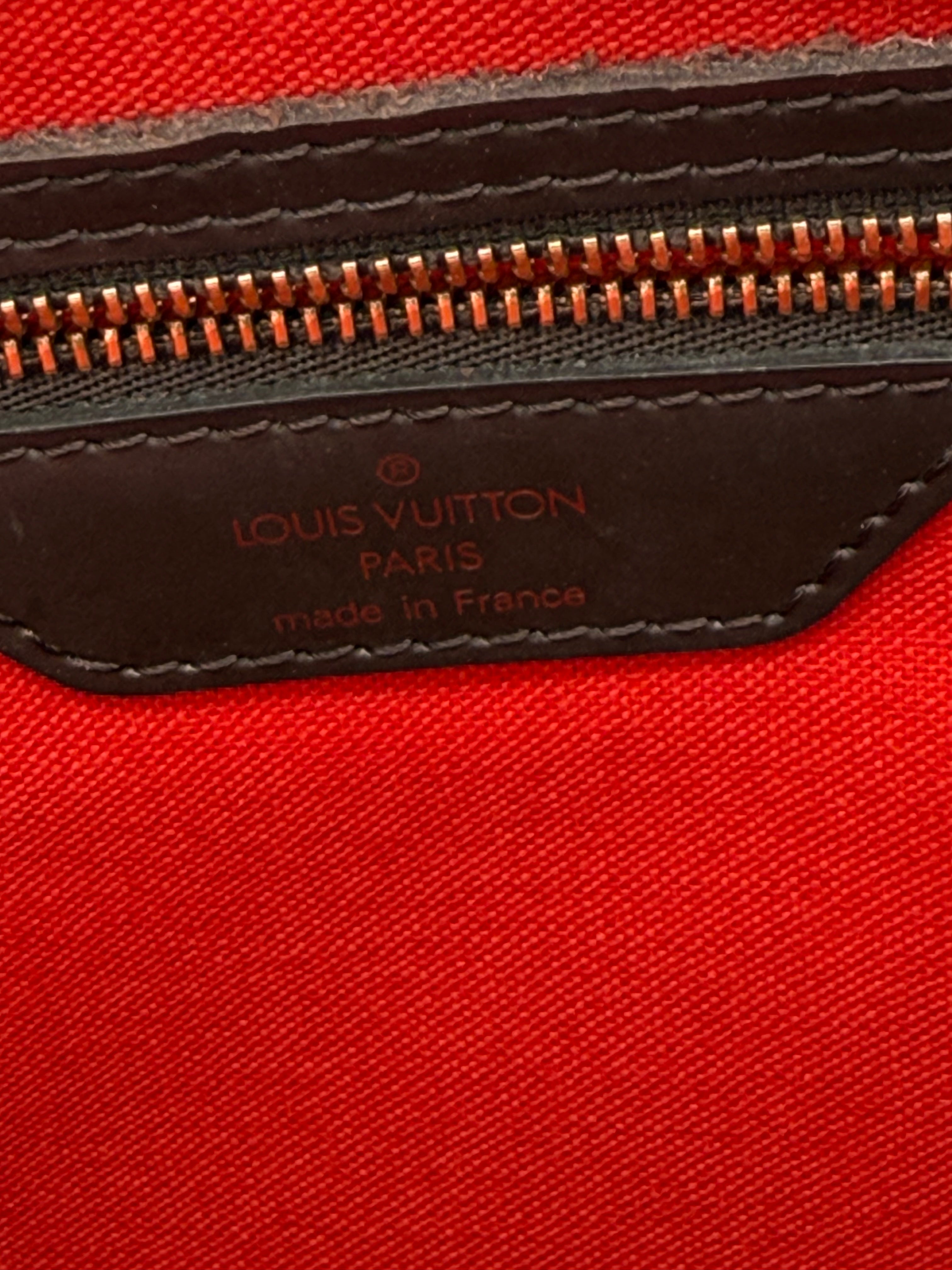 Damier Ebene Chelsea Tote Shoulder Bag