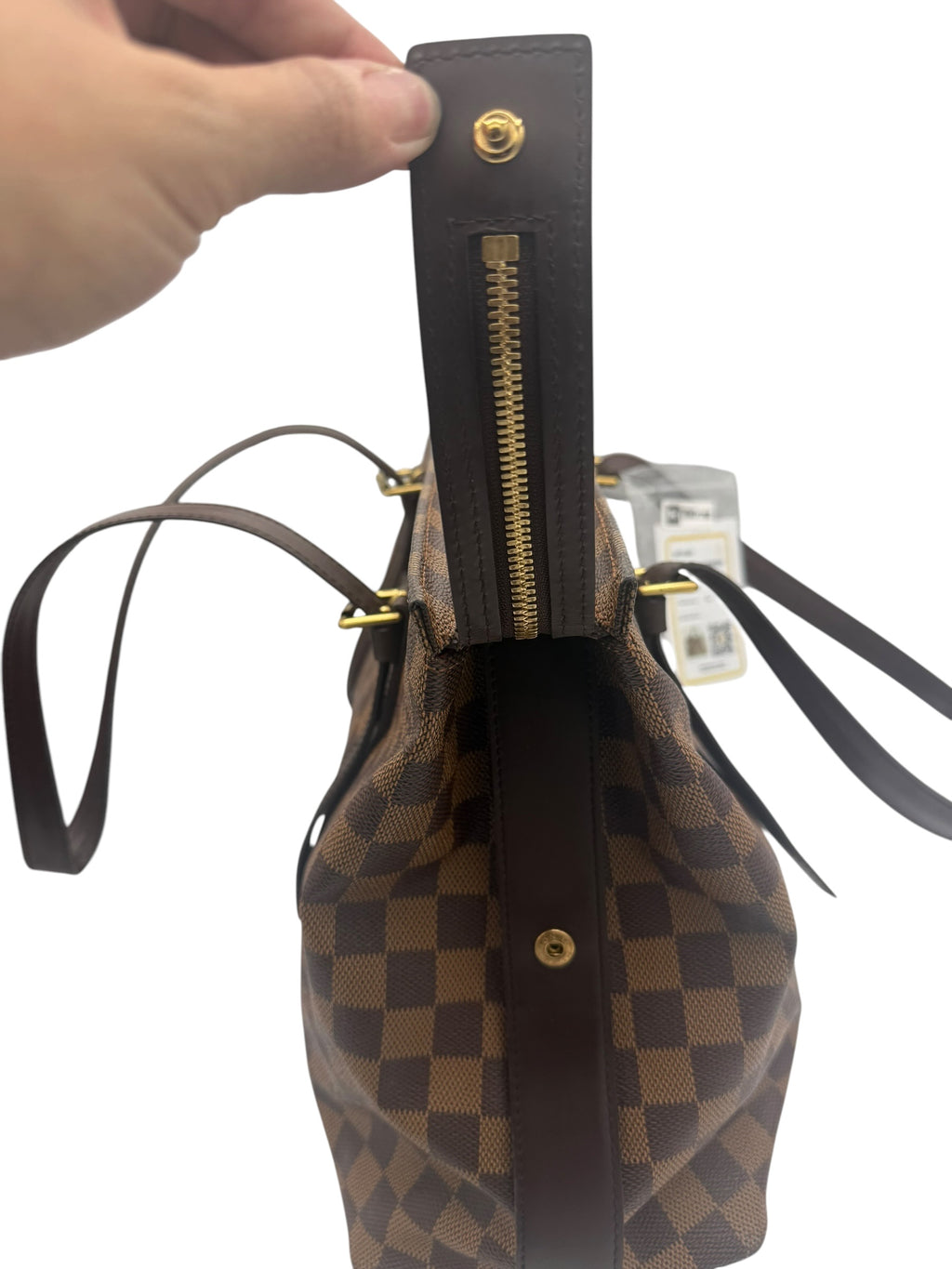 Damier Ebene Chelsea Tote Shoulder Bag