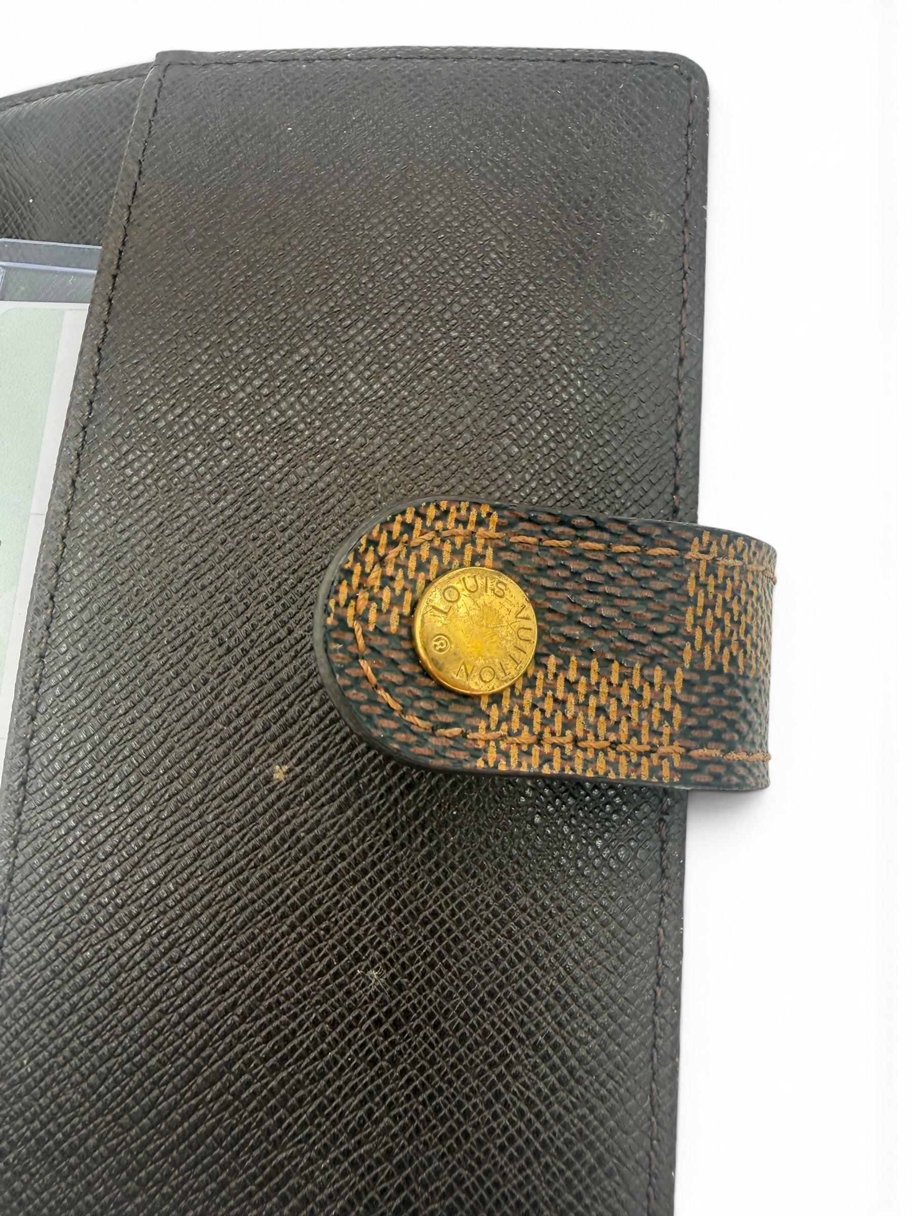 Louis Vuitton Damier Ebene Agenda PM Ring Organizer