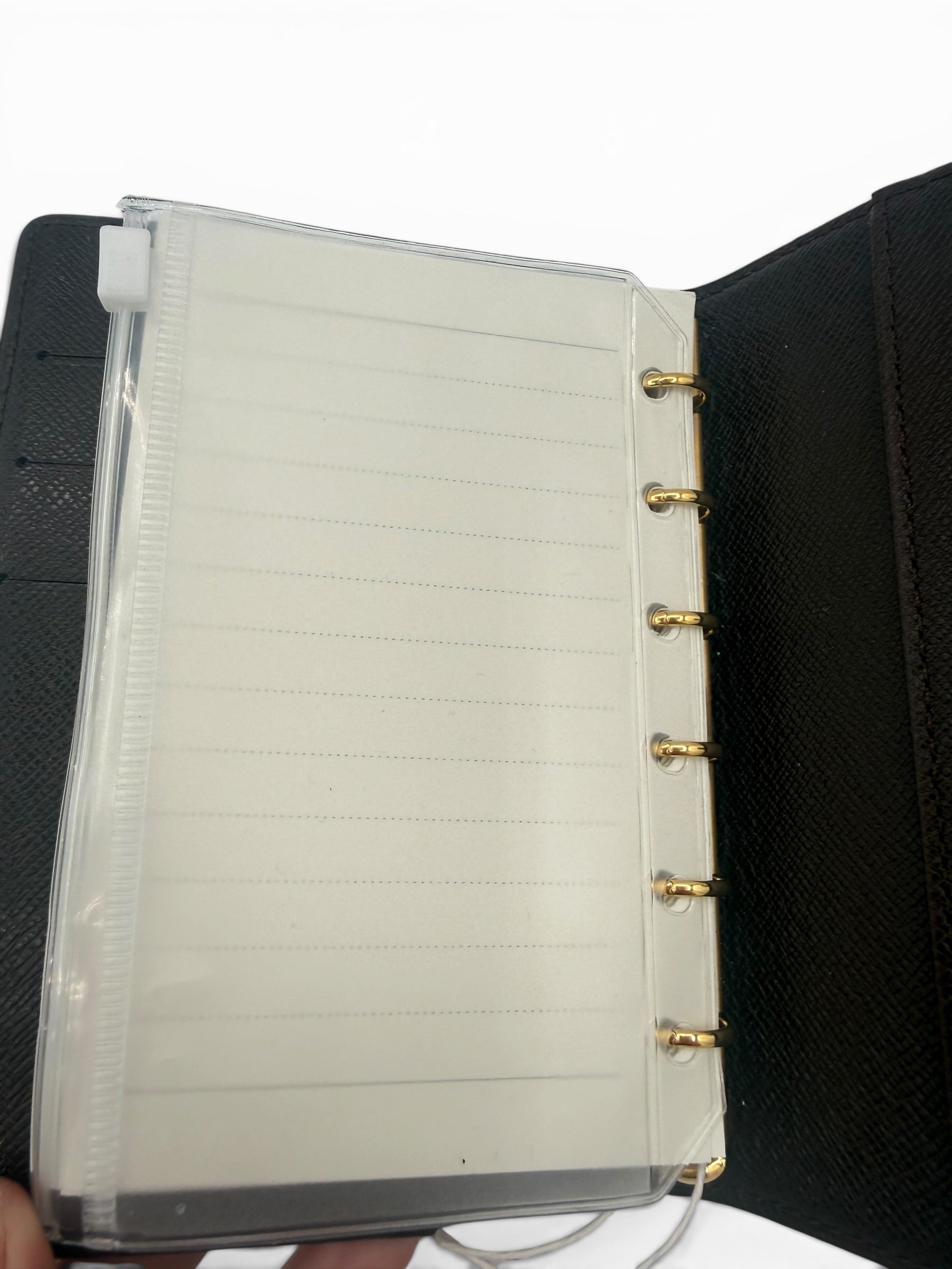 Louis Vuitton Damier Ebene Agenda PM Ring Organizer