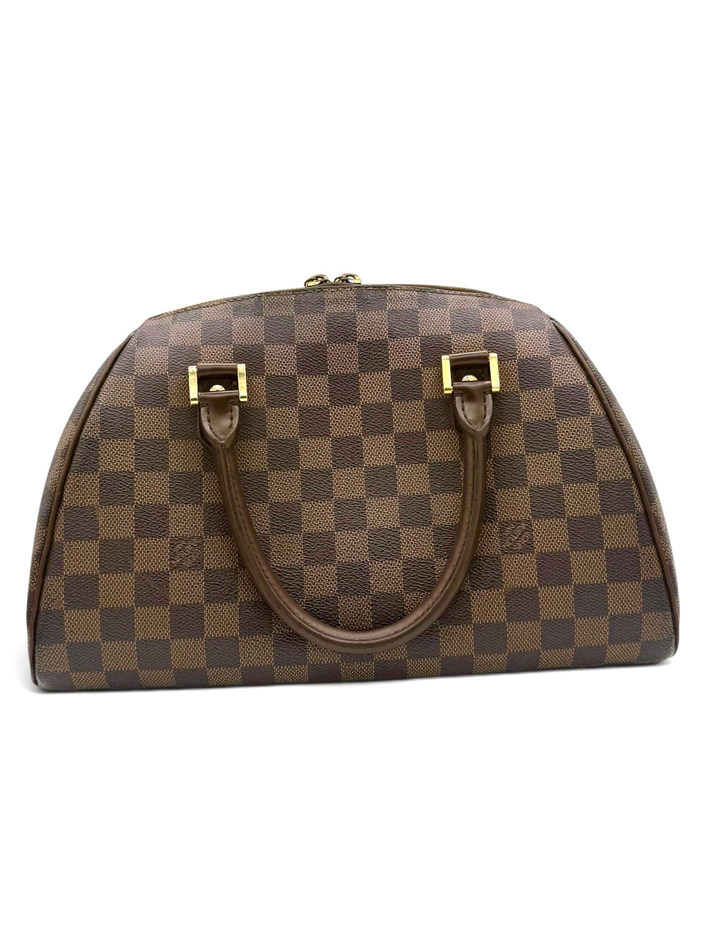Louis Vuitton Damier Ebene Ribera MM Boston Handbag Vintage 2003