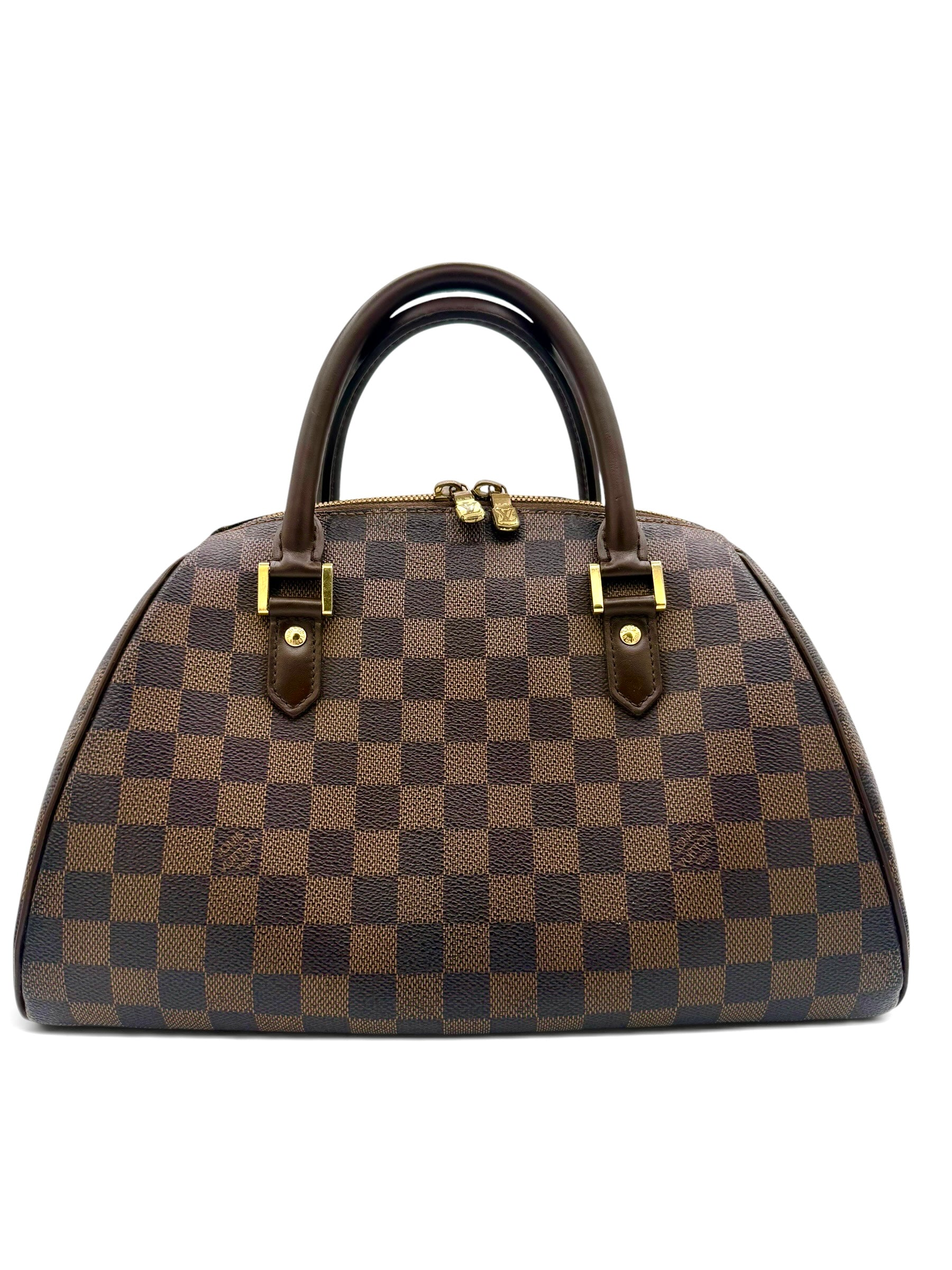 Louis Vuitton Damier Ebene Ribera MM Boston Handbag Vintage 2003