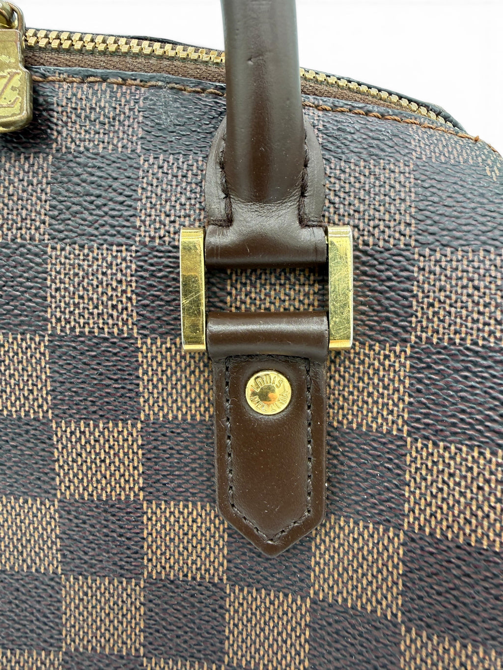 Louis Vuitton Damier Ebene Ribera MM Boston Handbag Vintage 2003