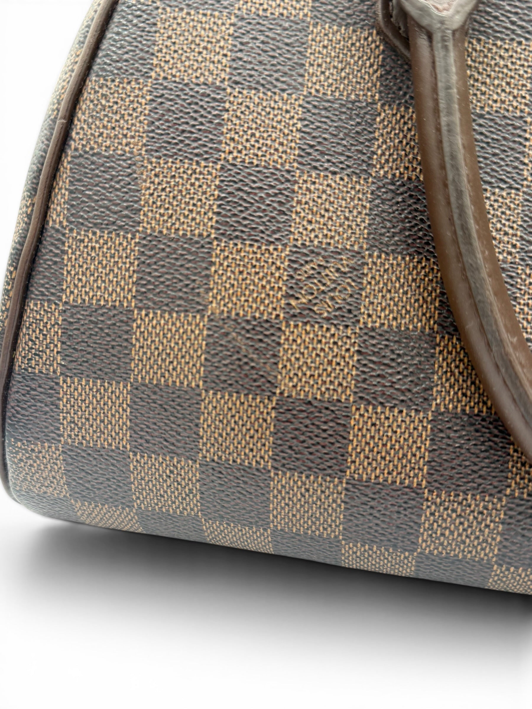 Louis Vuitton Damier Ebene Ribera MM Boston Handbag Vintage 2003