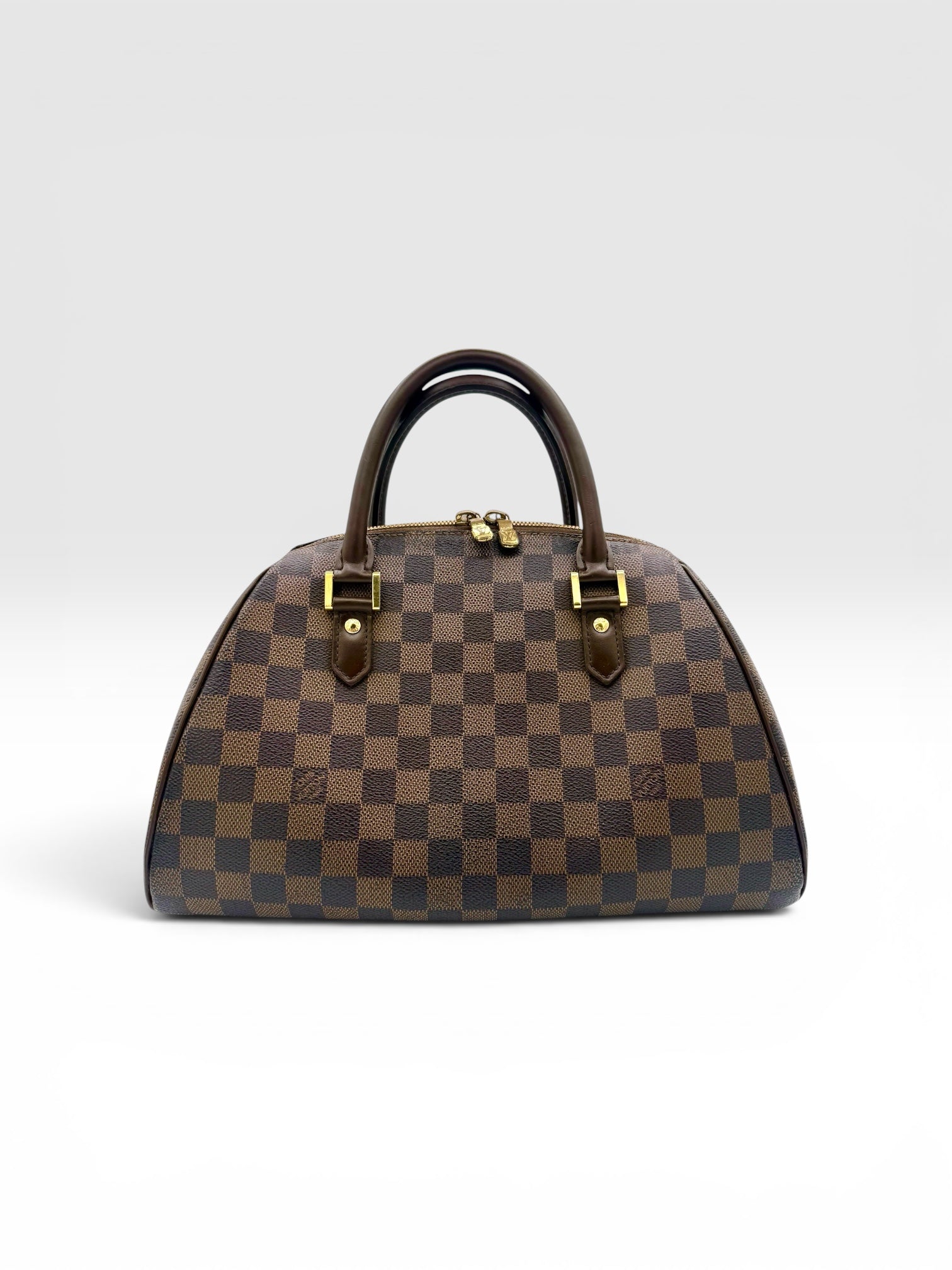 Louis Vuitton Damier Ebene Ribera MM Boston Handbag Vintage 2003