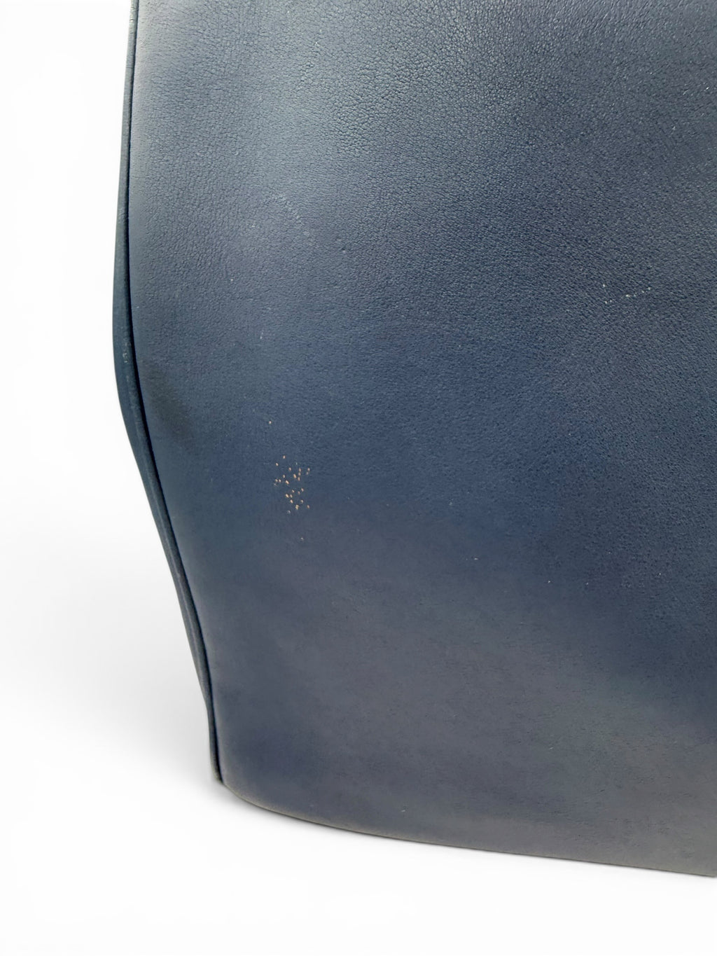 Christian Dior Diorissimo Large Leather Tote Navy Blue