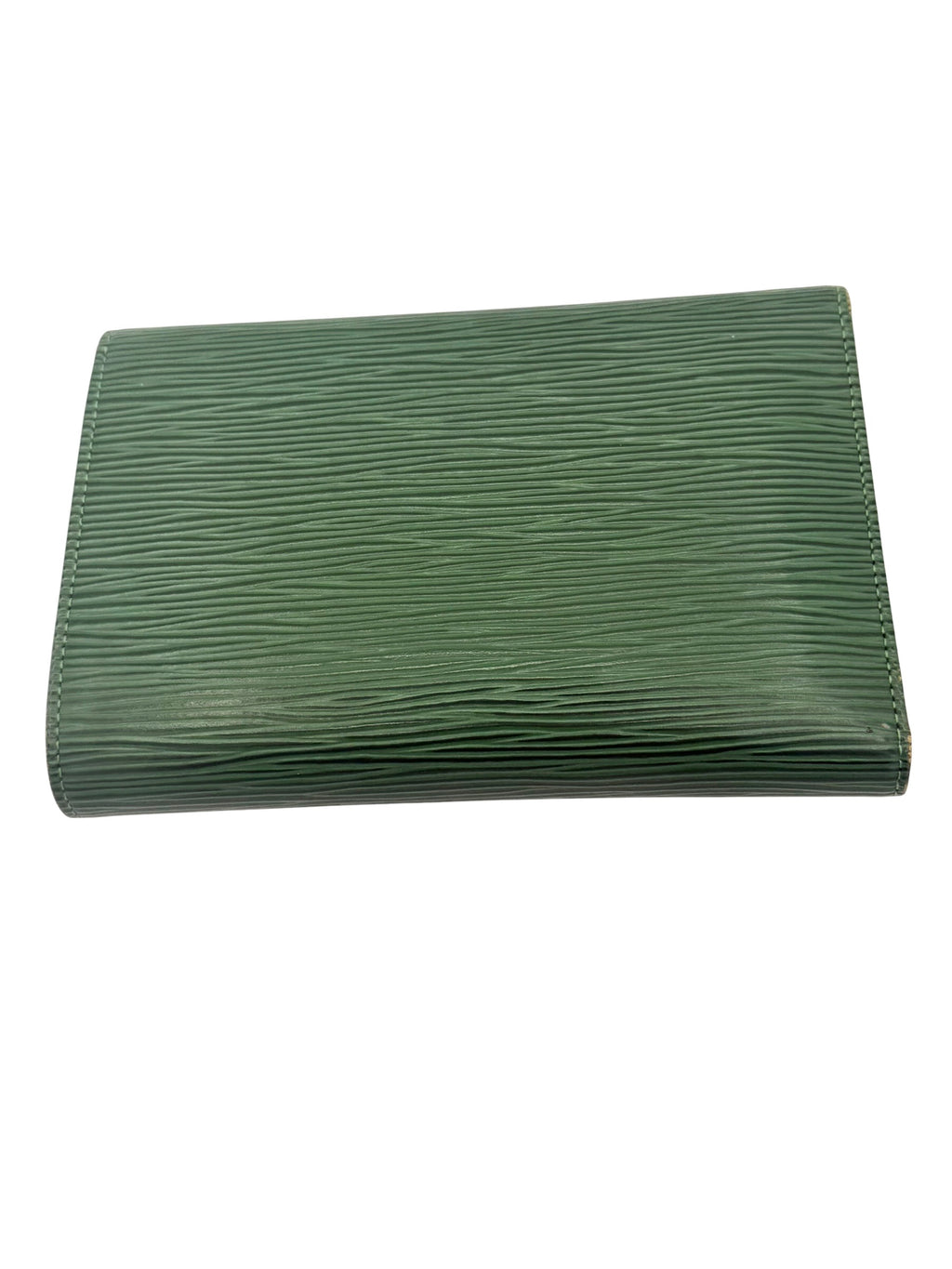 Louis Vuitton Vintage Borneo Green Epi Leather Sarah Wallet