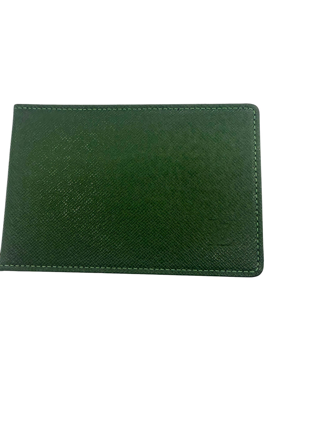 Louis Vuitton Vintage Borneo Green Epi Leather Sarah Wallet