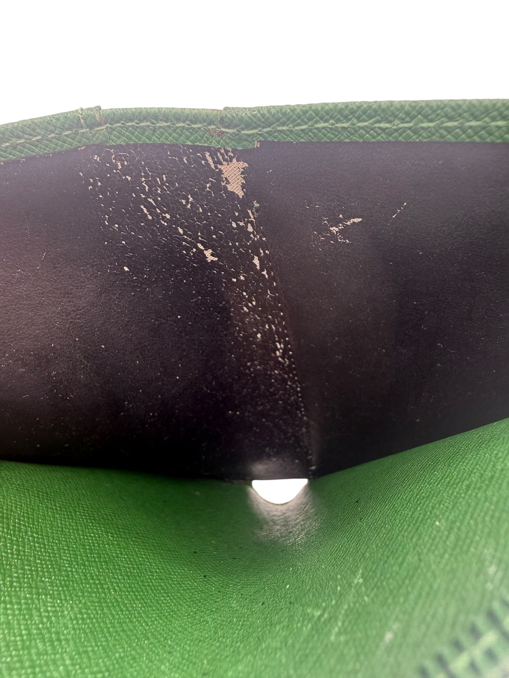 Louis Vuitton Vintage Borneo Green Epi Leather Sarah Wallet