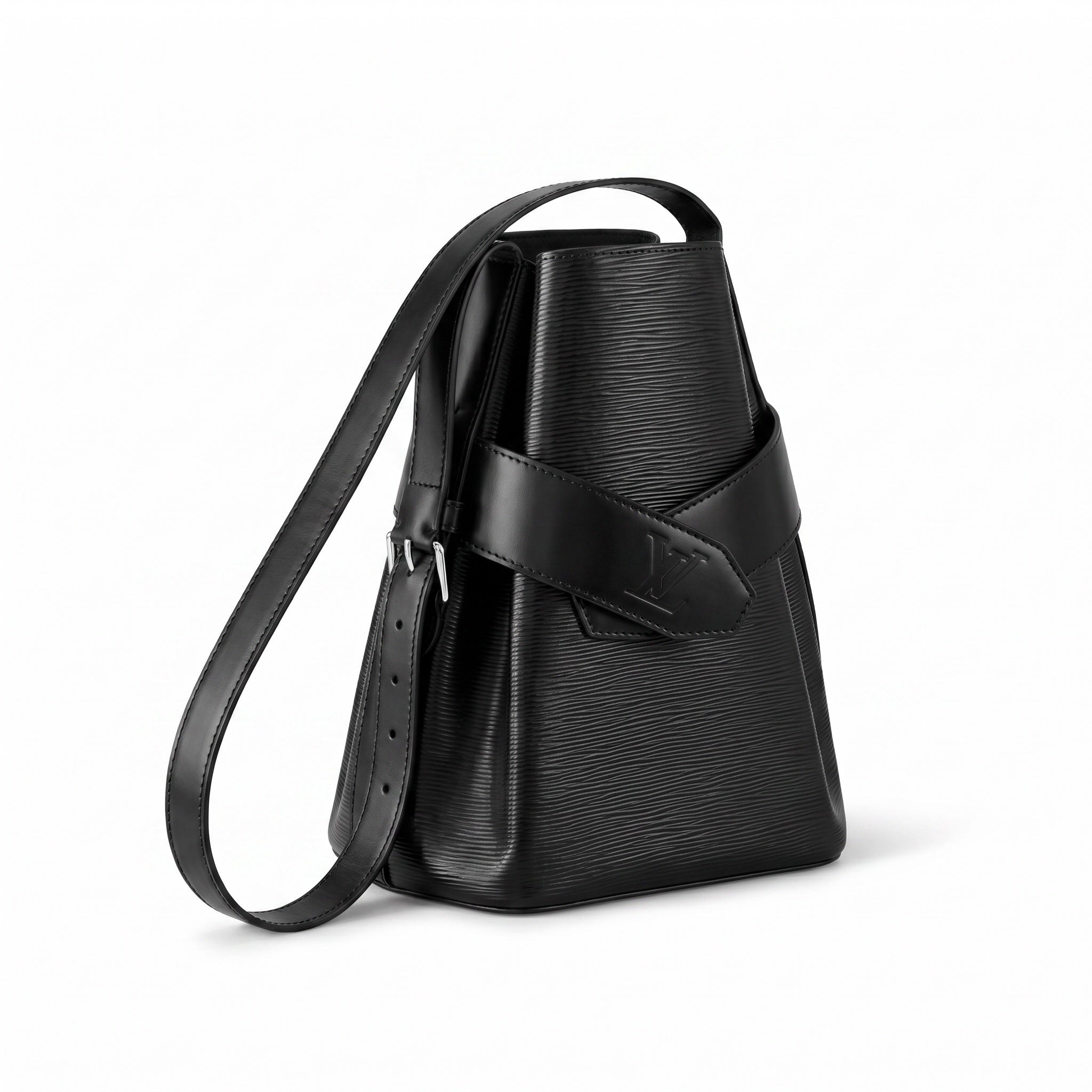 Louis Vuitton Black Epi Leather Sac d'Épaule PM Shoulder Bag Vintage