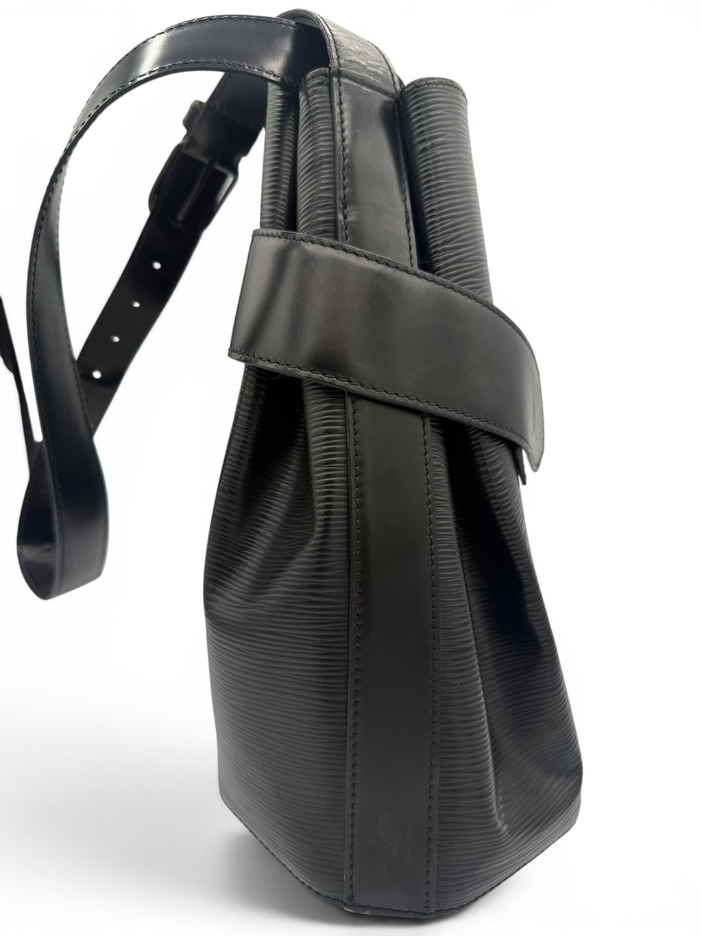 Louis Vuitton Black Epi Leather Sac d'Épaule PM Shoulder Bag Vintage