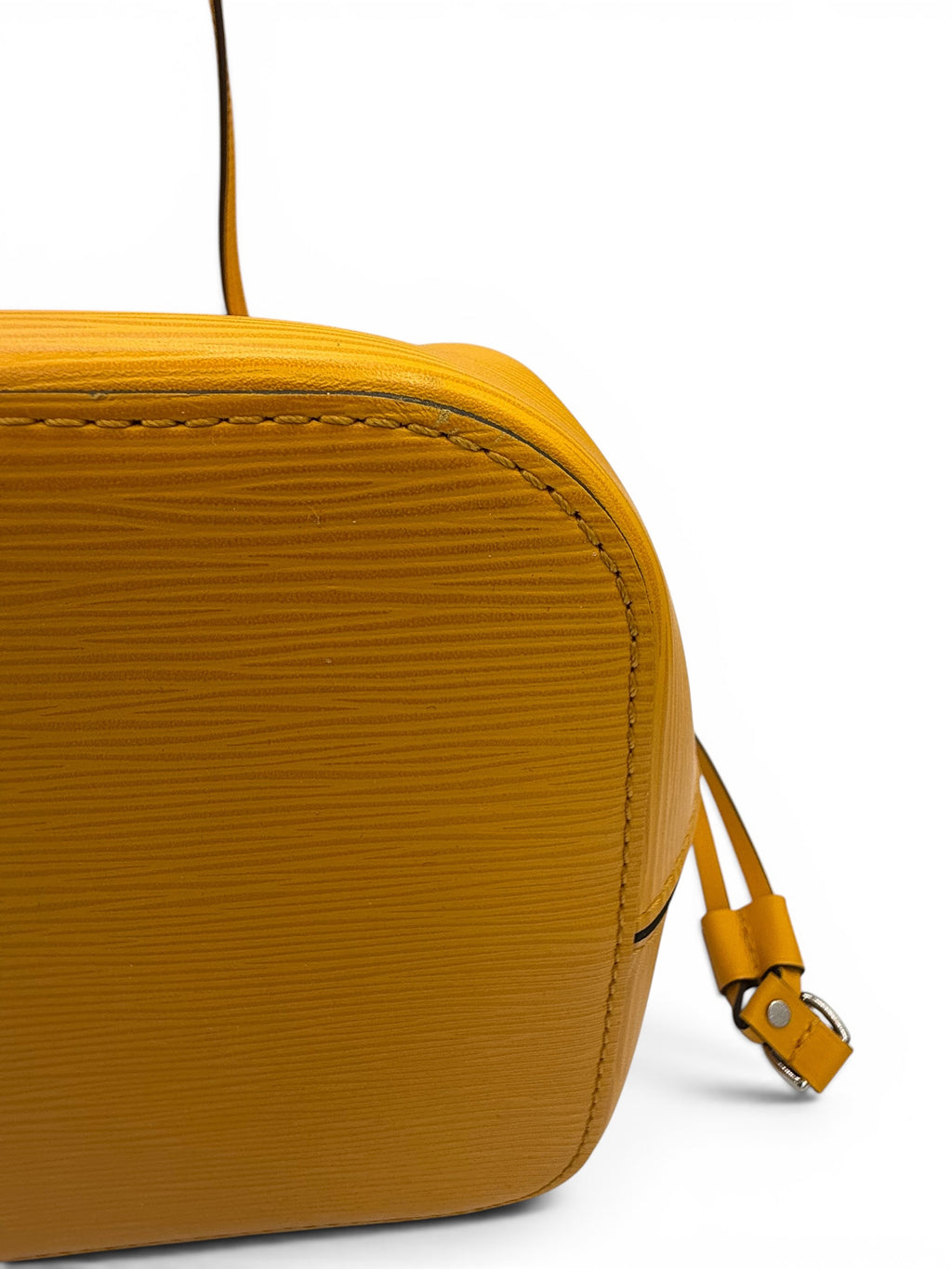 Louis Vuitton Epi Neverfull MM Yellow Jaune Citron Tote Bag w/ Pochette
