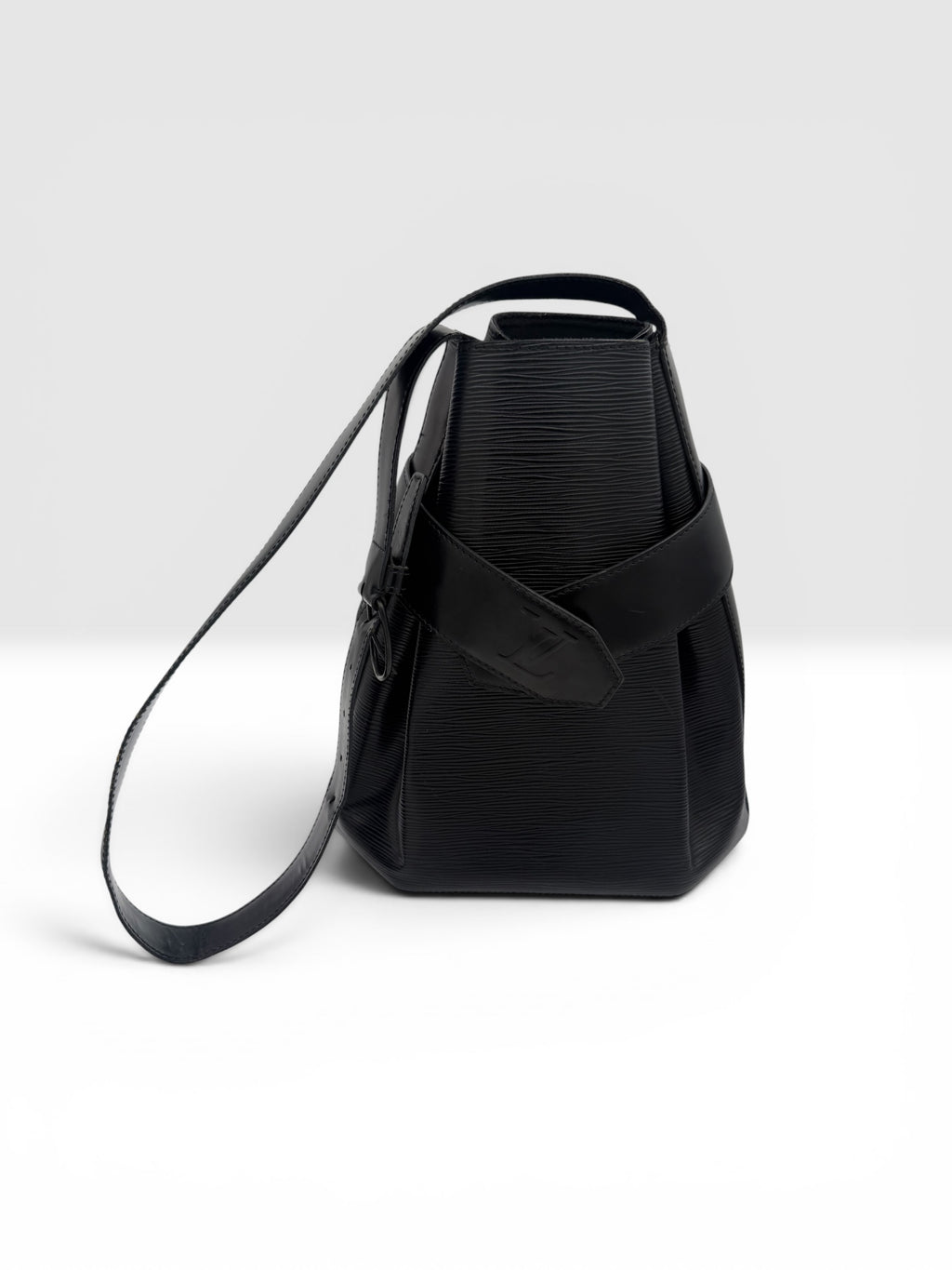 Louis Vuitton Black Epi Leather Sac d'Épaule PM Shoulder Bag Vintage
