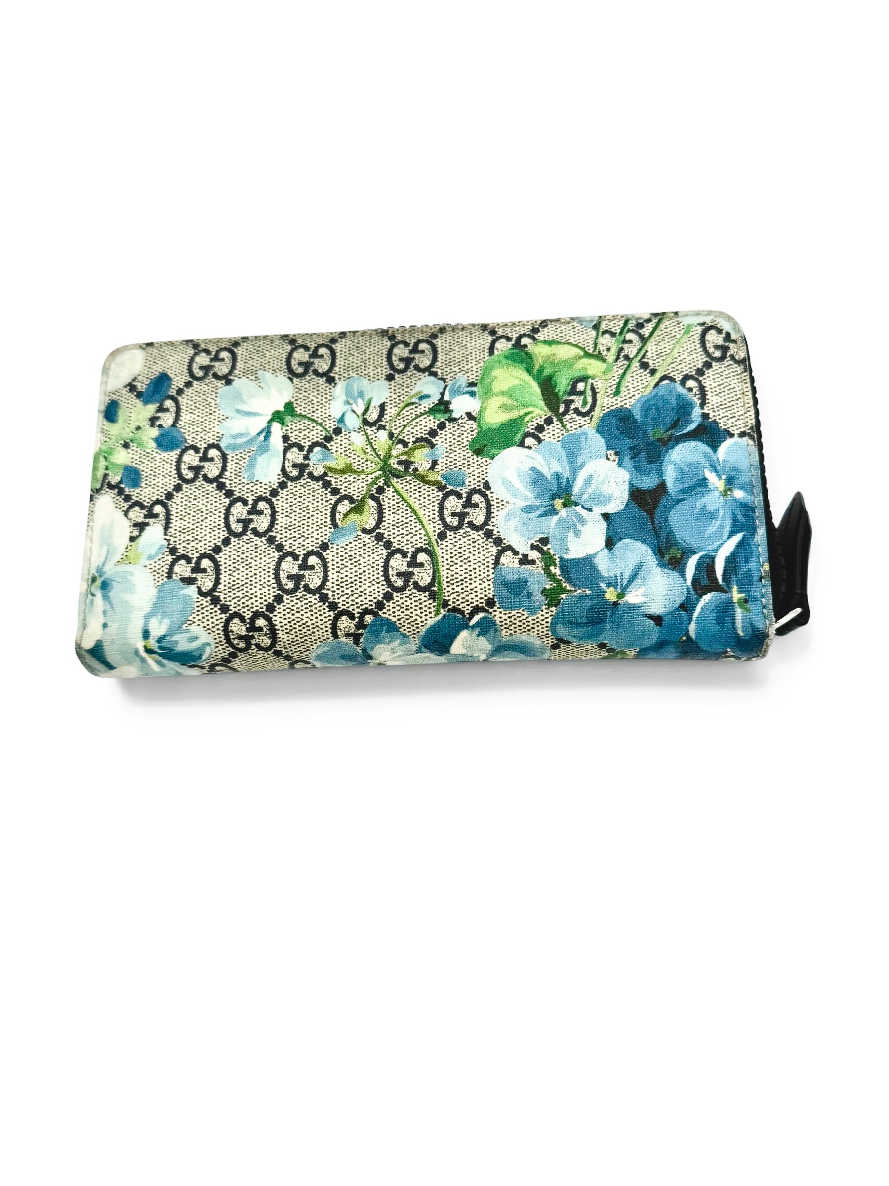 Gucci GG Blooms Zip Around Wallet