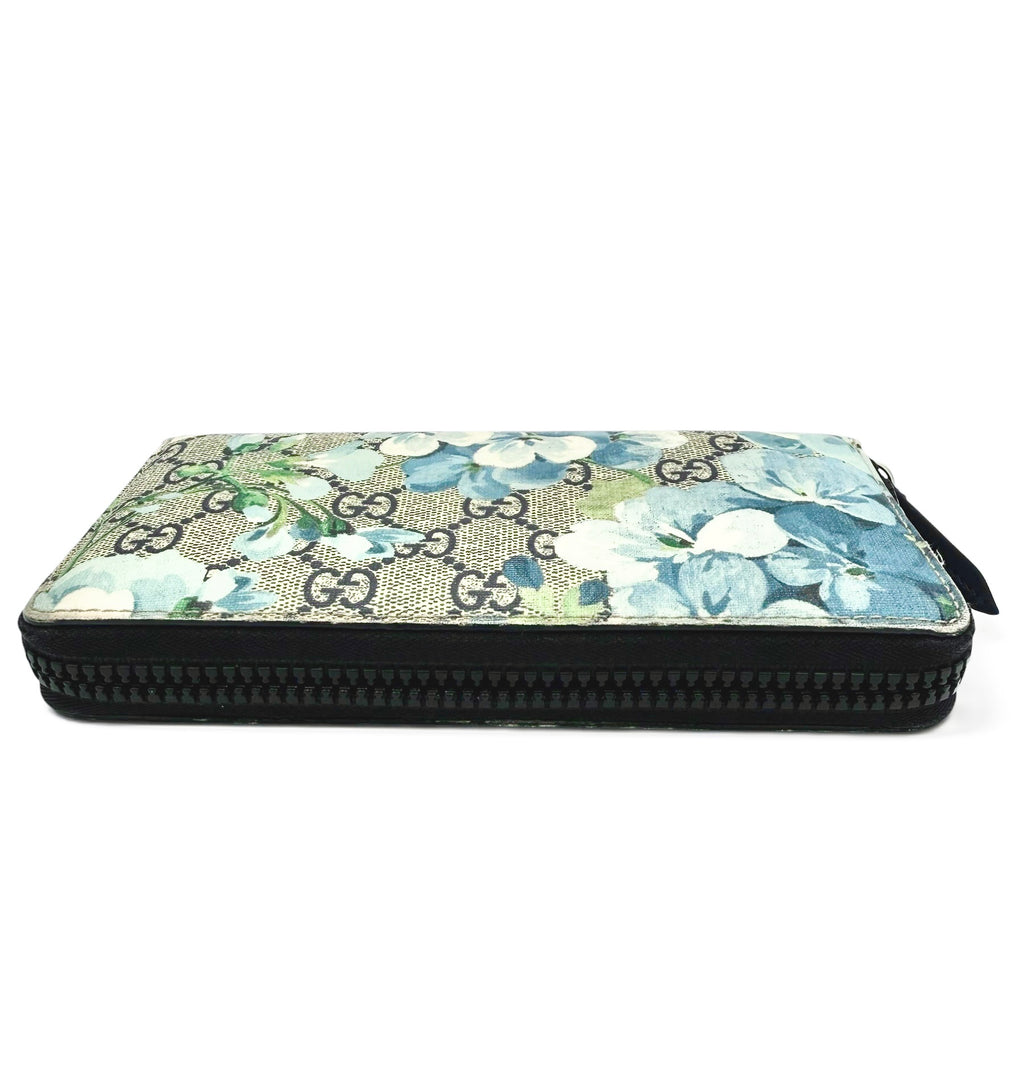 Gucci GG Blooms Zip Around Wallet