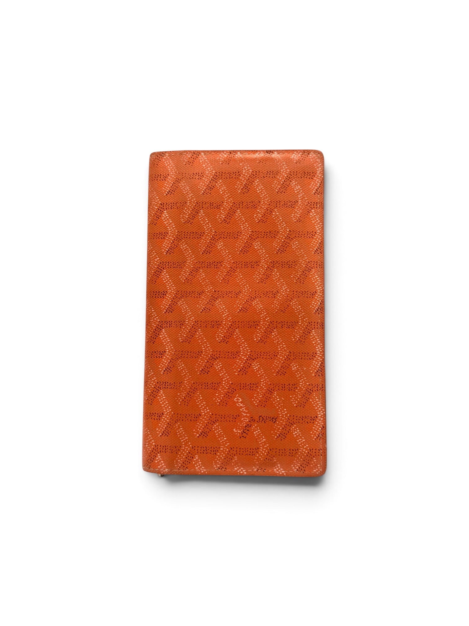 Goyard Richelieu Wallet Orange Goyardine Canvas