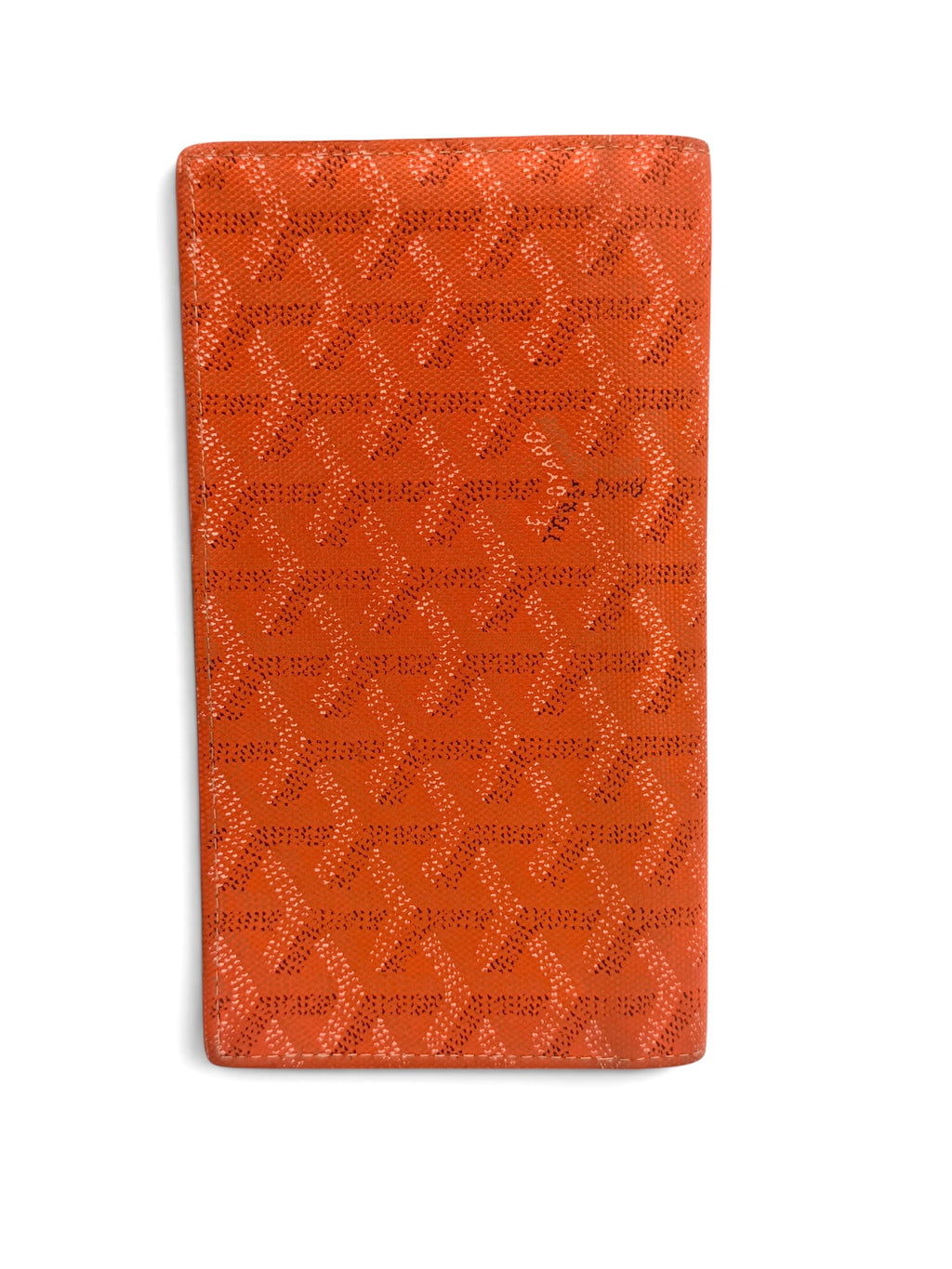 Goyard Richelieu Wallet Orange Goyardine Canvas