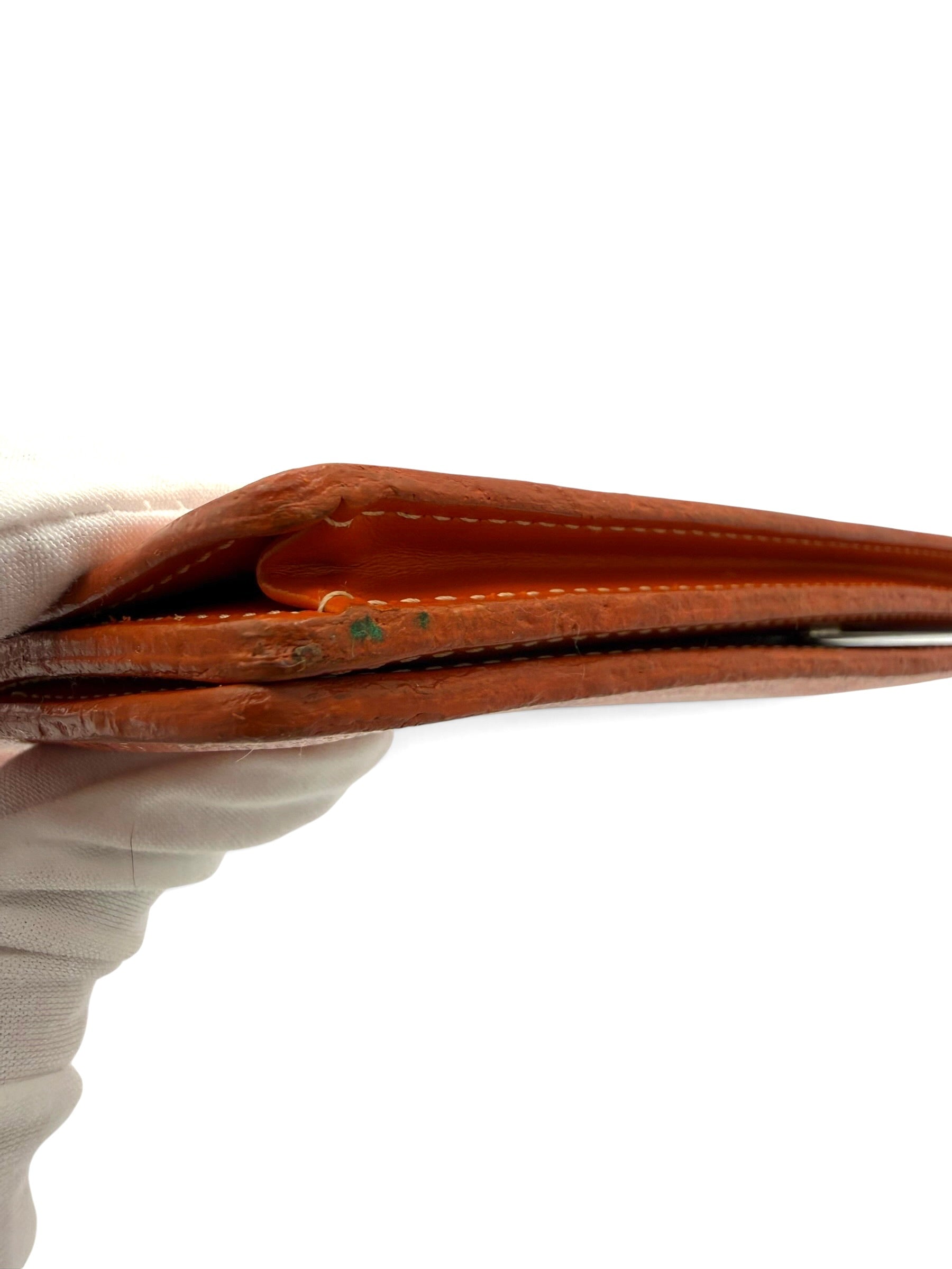Goyard Richelieu Wallet Orange Goyardine Canvas