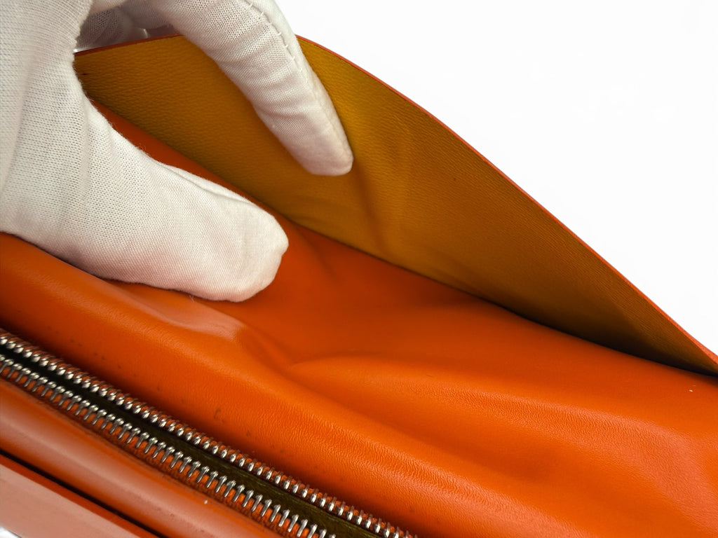 Goyard Richelieu Wallet Orange Goyardine Canvas