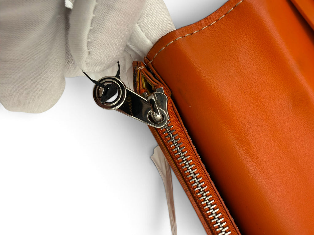 Goyard Richelieu Wallet Orange Goyardine Canvas