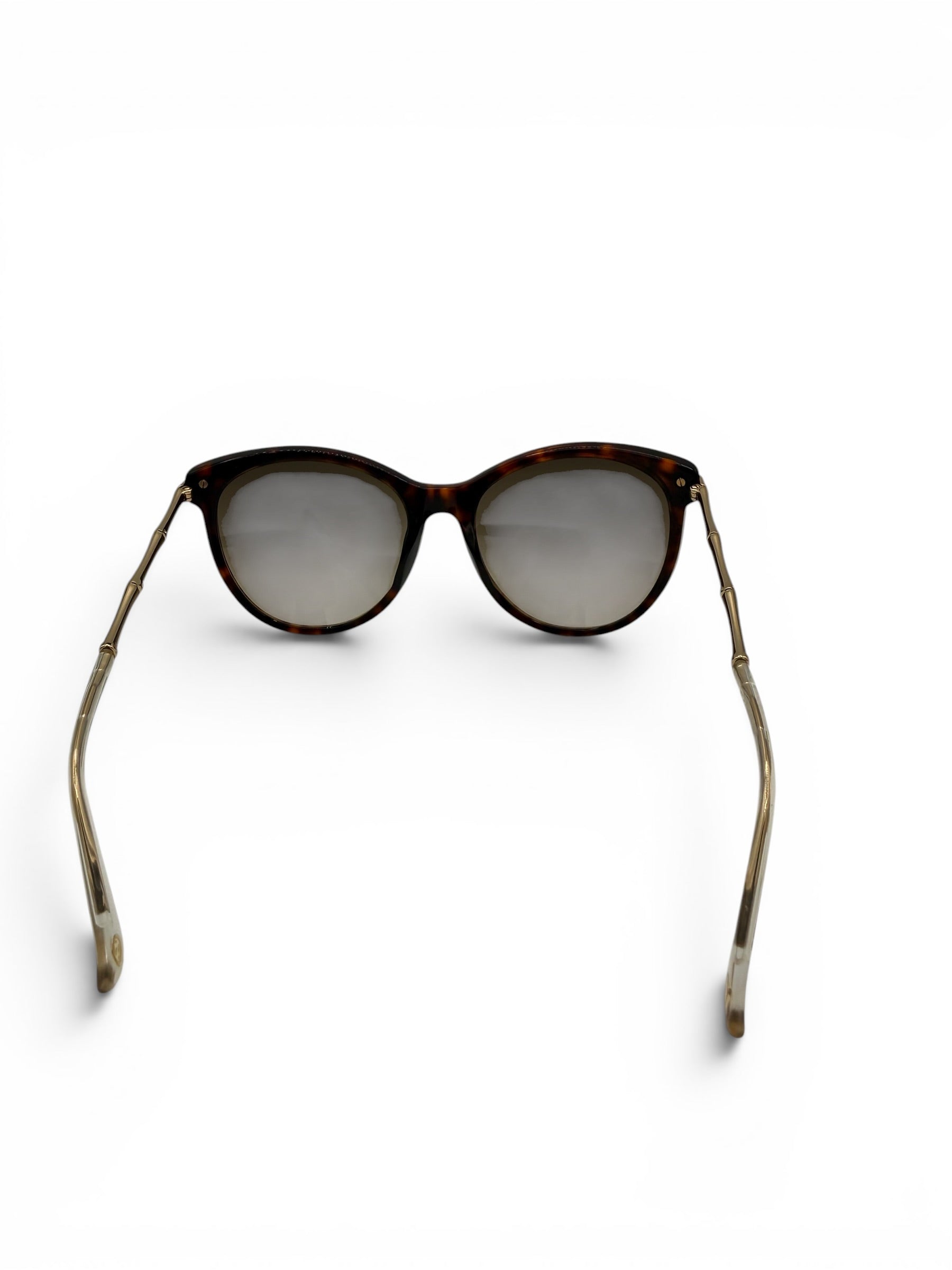 Gucci Bamboo Tortoiseshell Shell Sunglasses