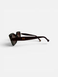 Caroline Herrera HER 0182/S Black Burgundy CH Logo Sunglasses