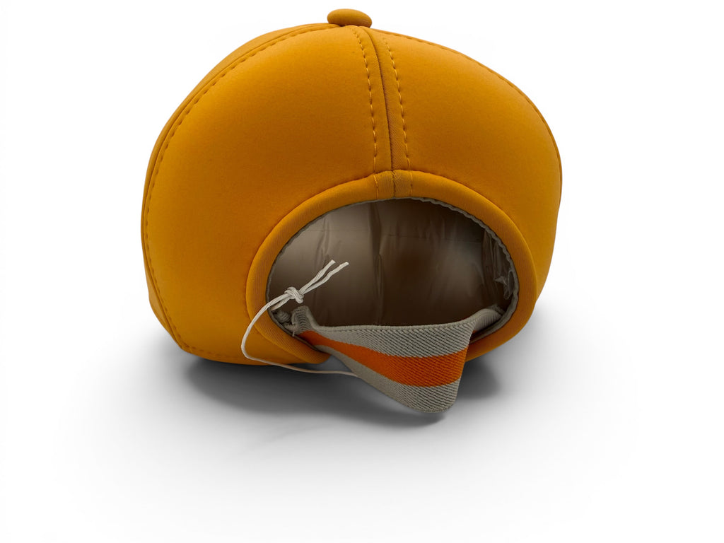 Hermés H Sellier Orange/Yellow Baseball Cap Size M