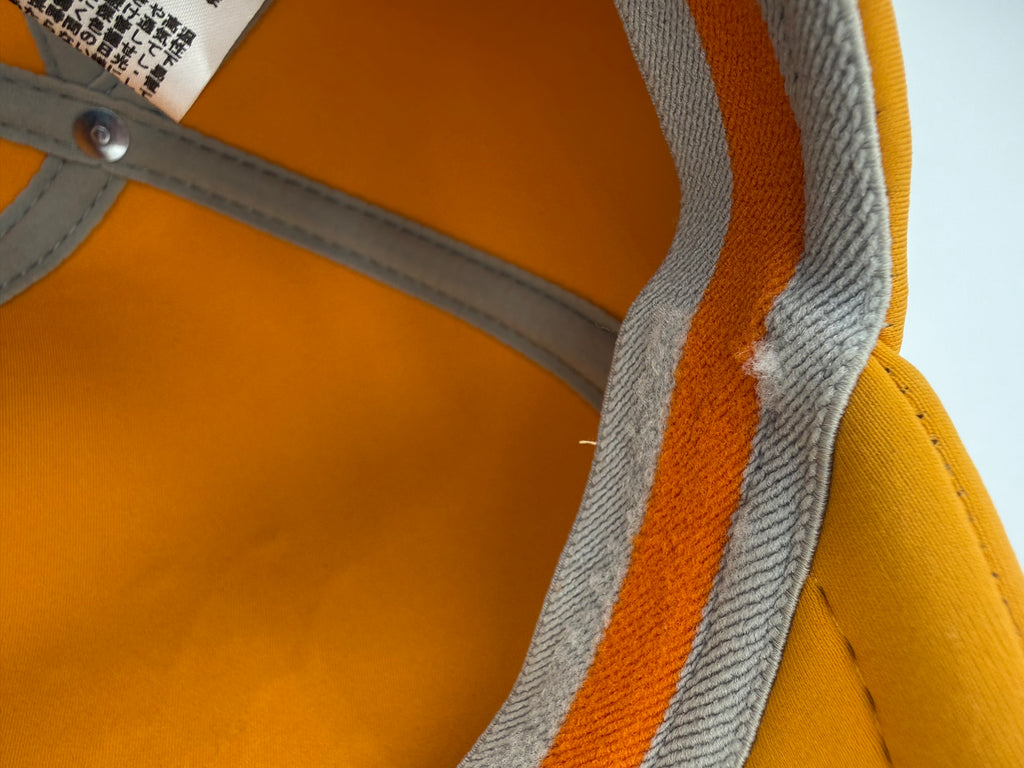 Hermés H Sellier Orange/Yellow Baseball Cap Size M