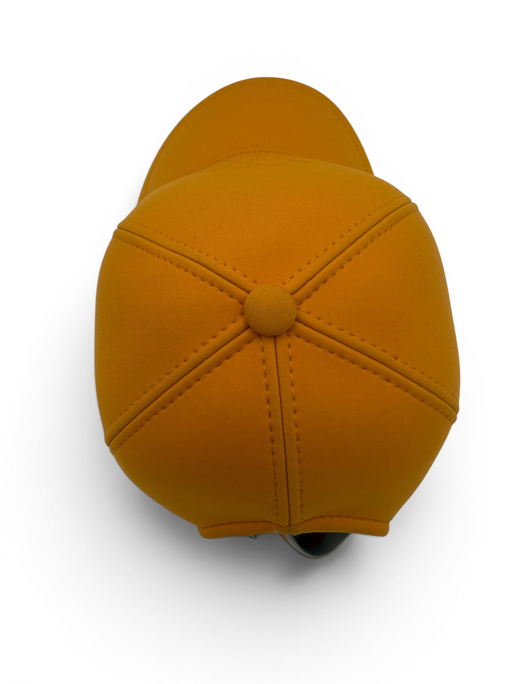 Hermés H Sellier Orange/Yellow Baseball Cap Size M